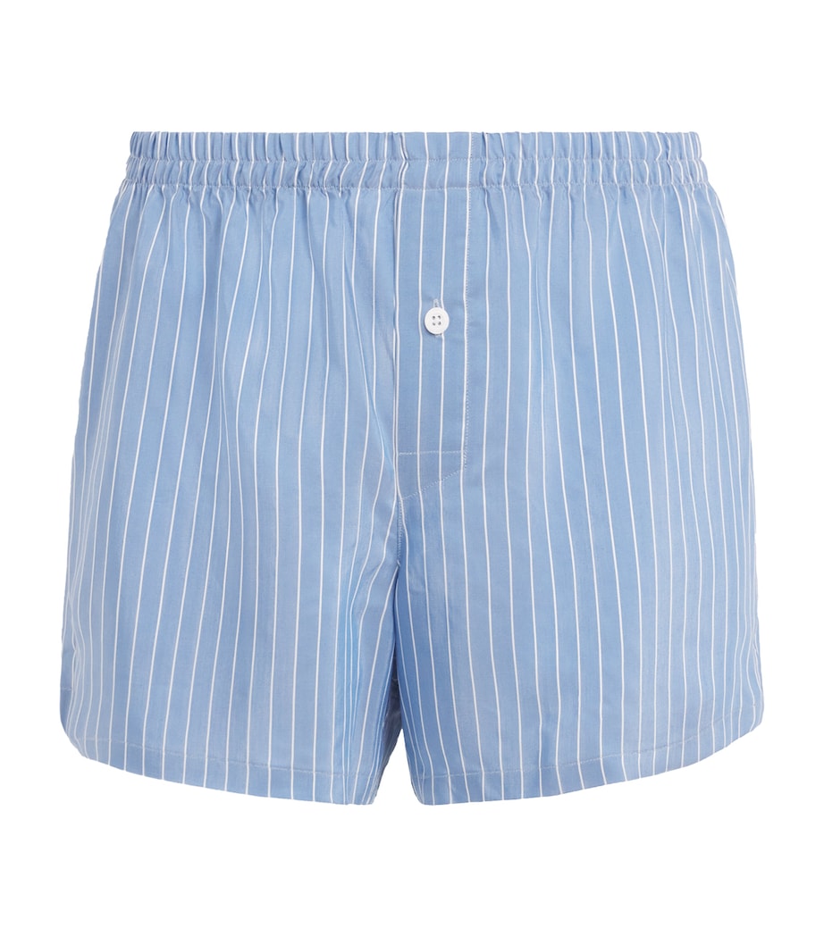 Stripe Boxer Shorts 516 BLUE Image 1