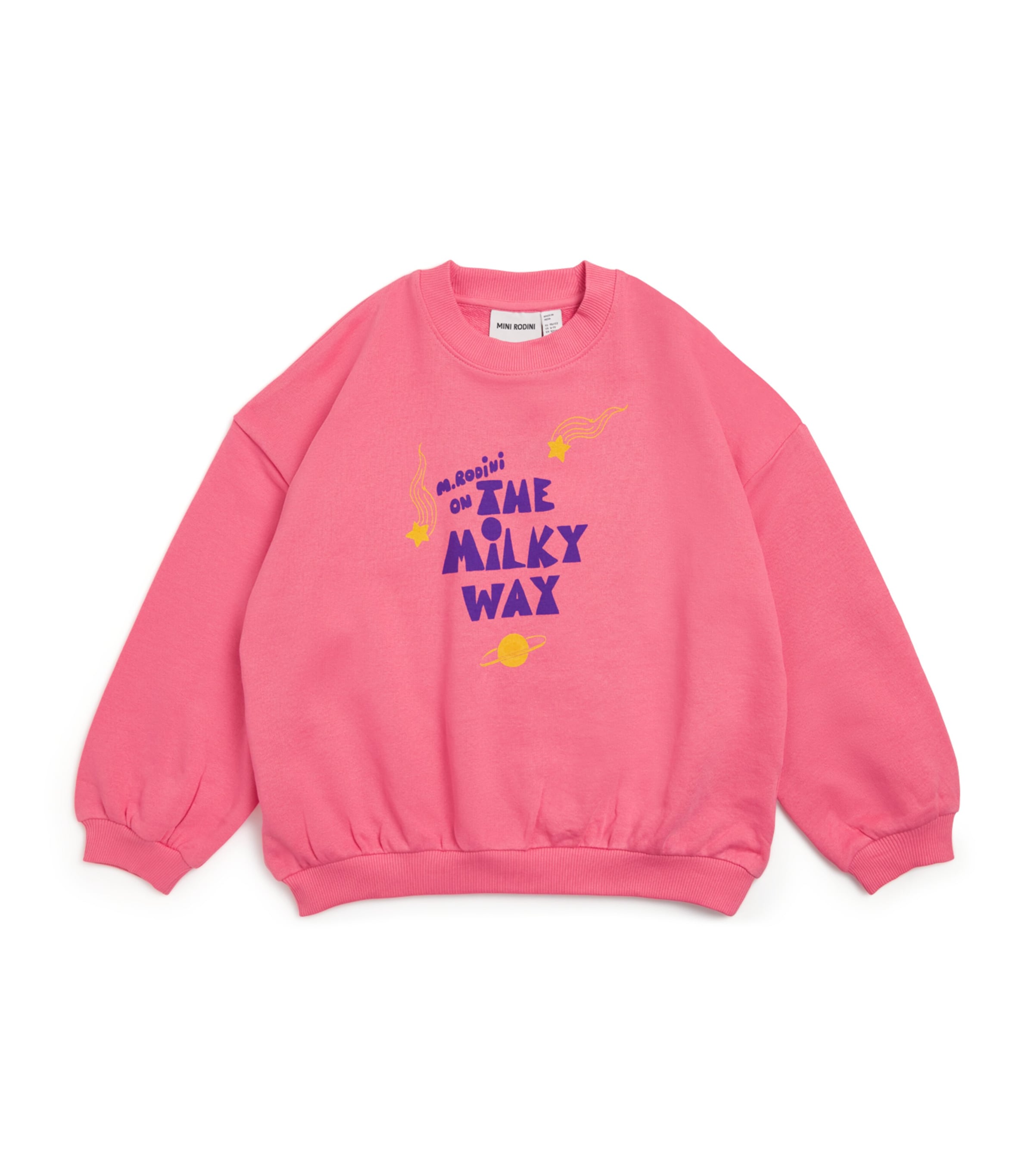 Organic Cotton The Milky Way T-Shirt (3-11 Years) PINK Image 1