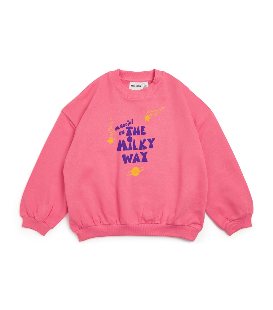 Organic Cotton The Milky Way T-Shirt (3-11 Years) PINK Image 1