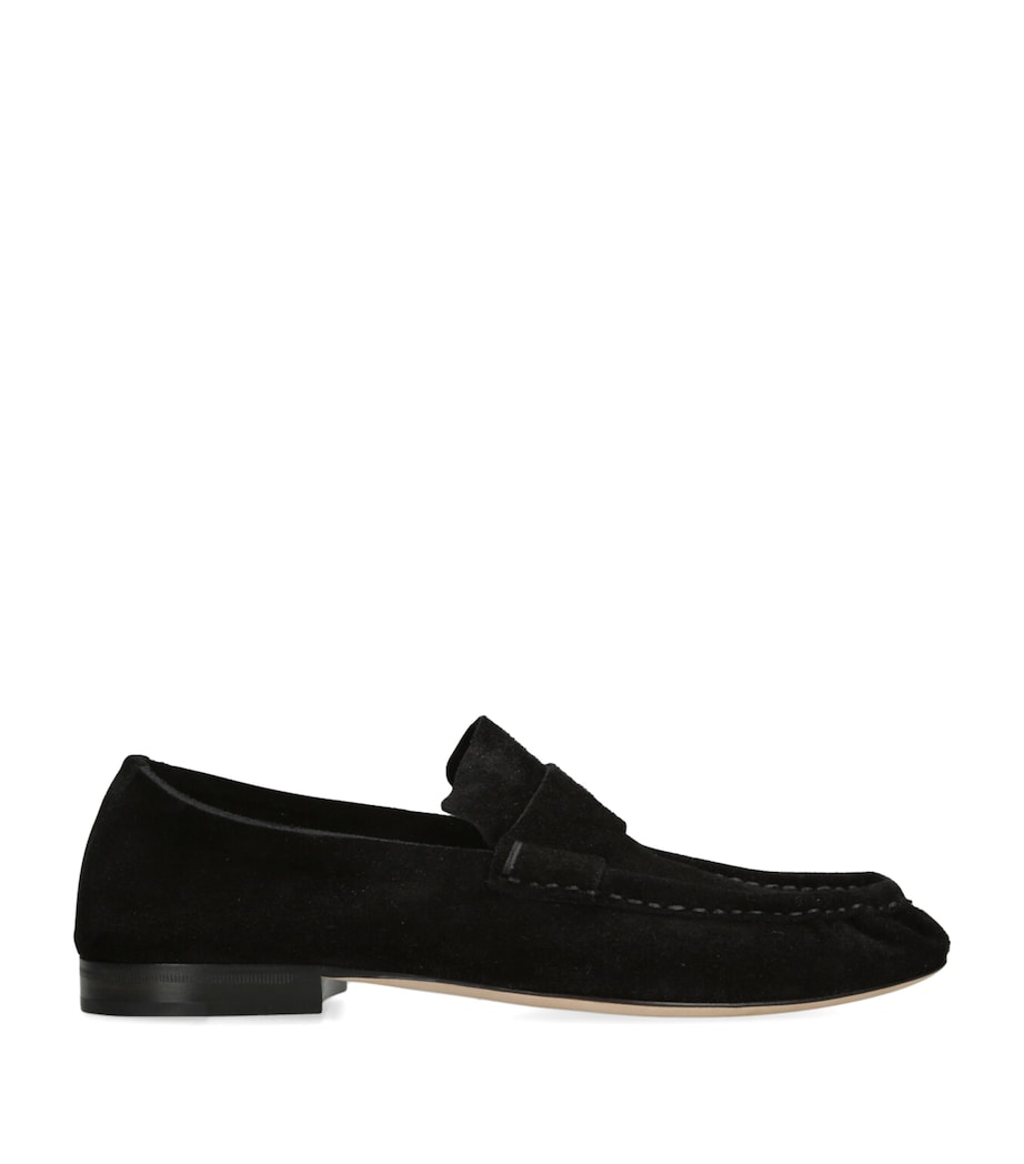 Soft Suede Loafers BLACK Image 1