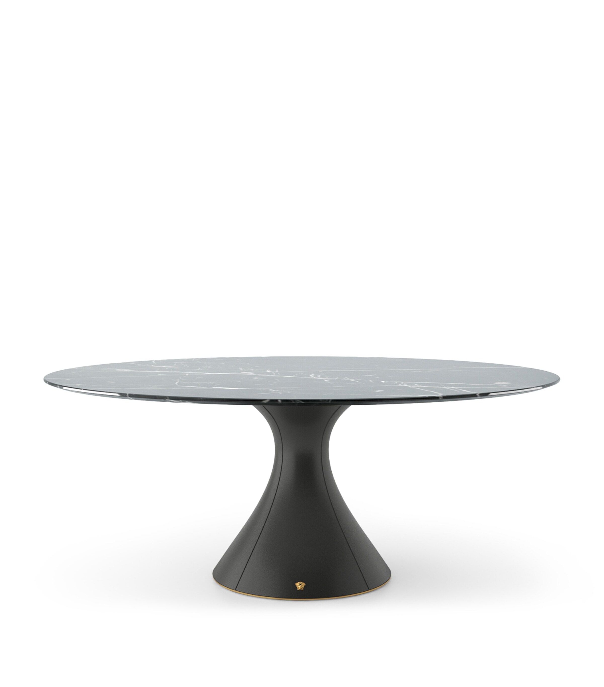 Marble and Leather Discovery Dining Table