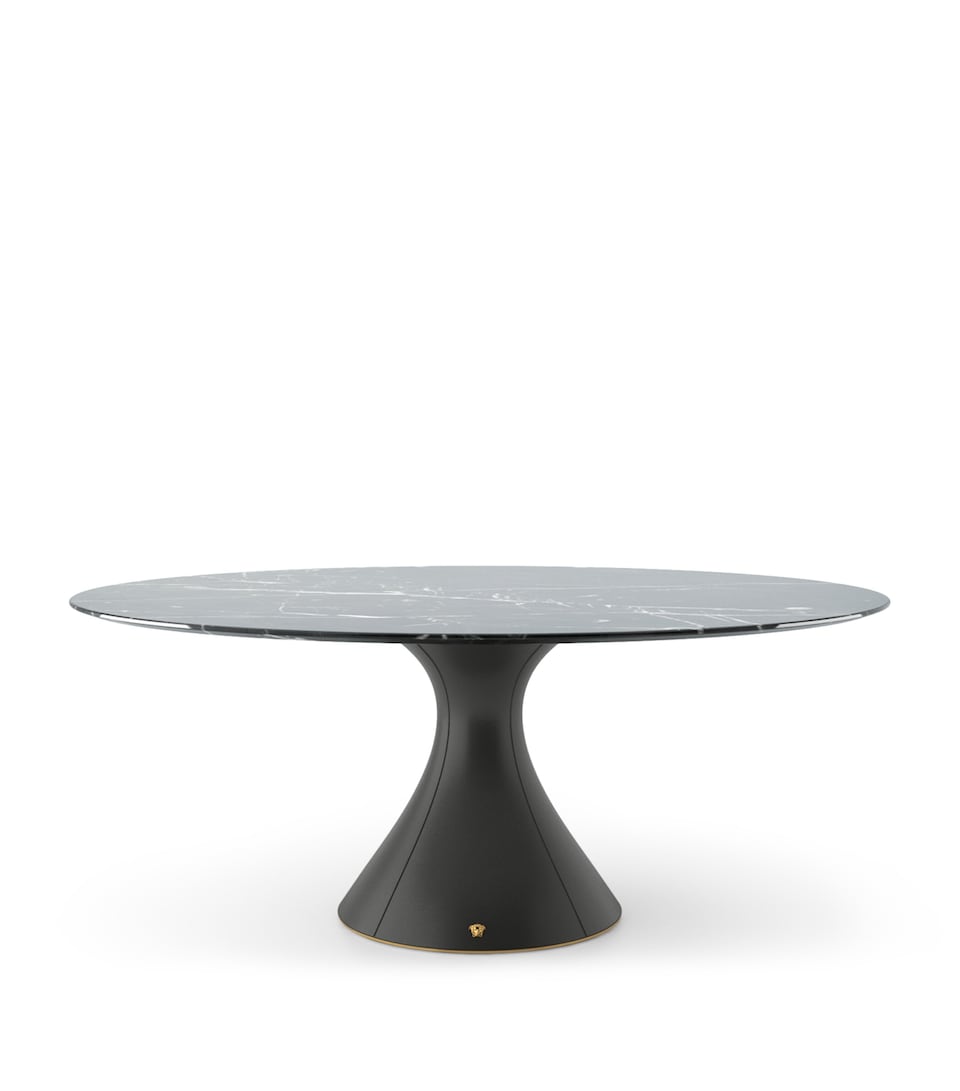 Marble and Leather Discovery Dining Table
