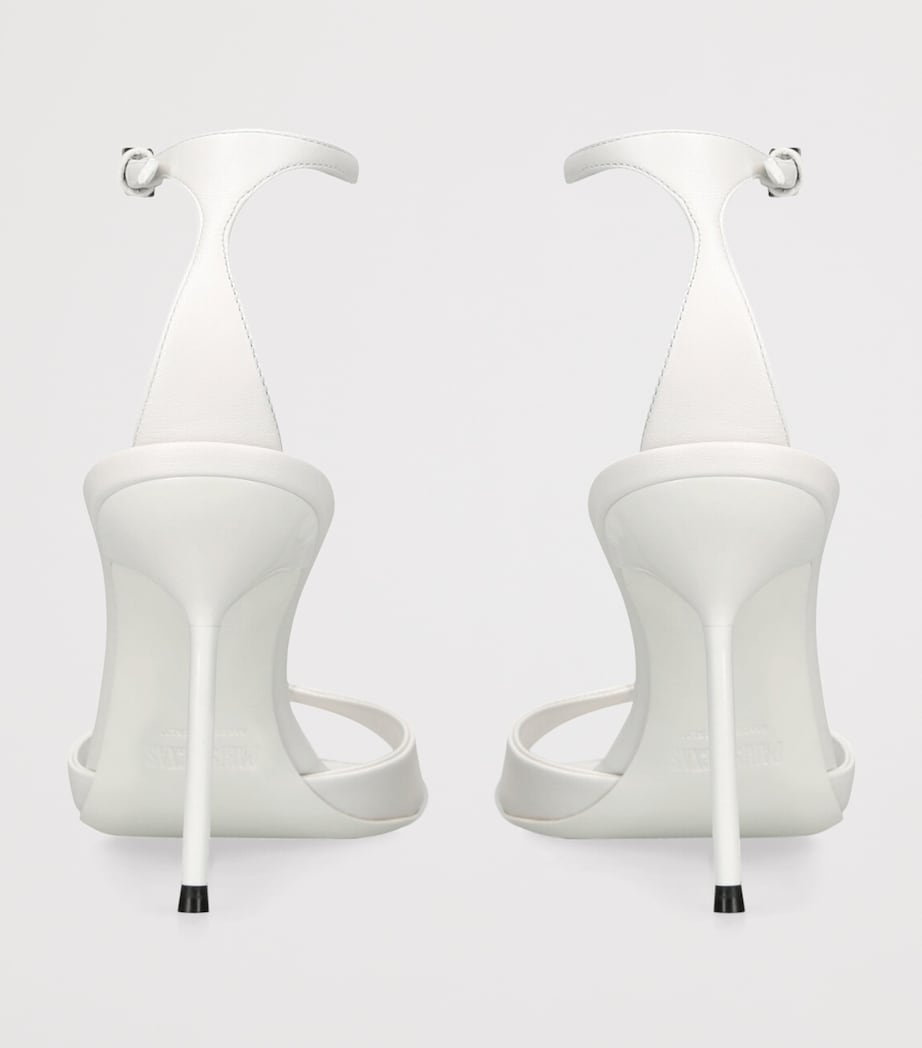 Leather Lidia Sandals 90 WHITE Image 2