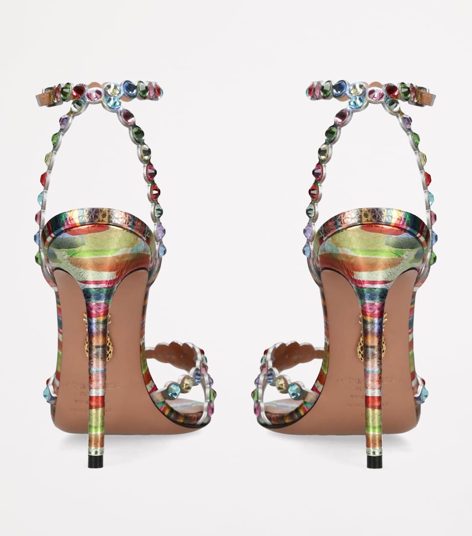Aquazzura Rainbow Sandals Heels Tequila Mule Aquazzura Tequila