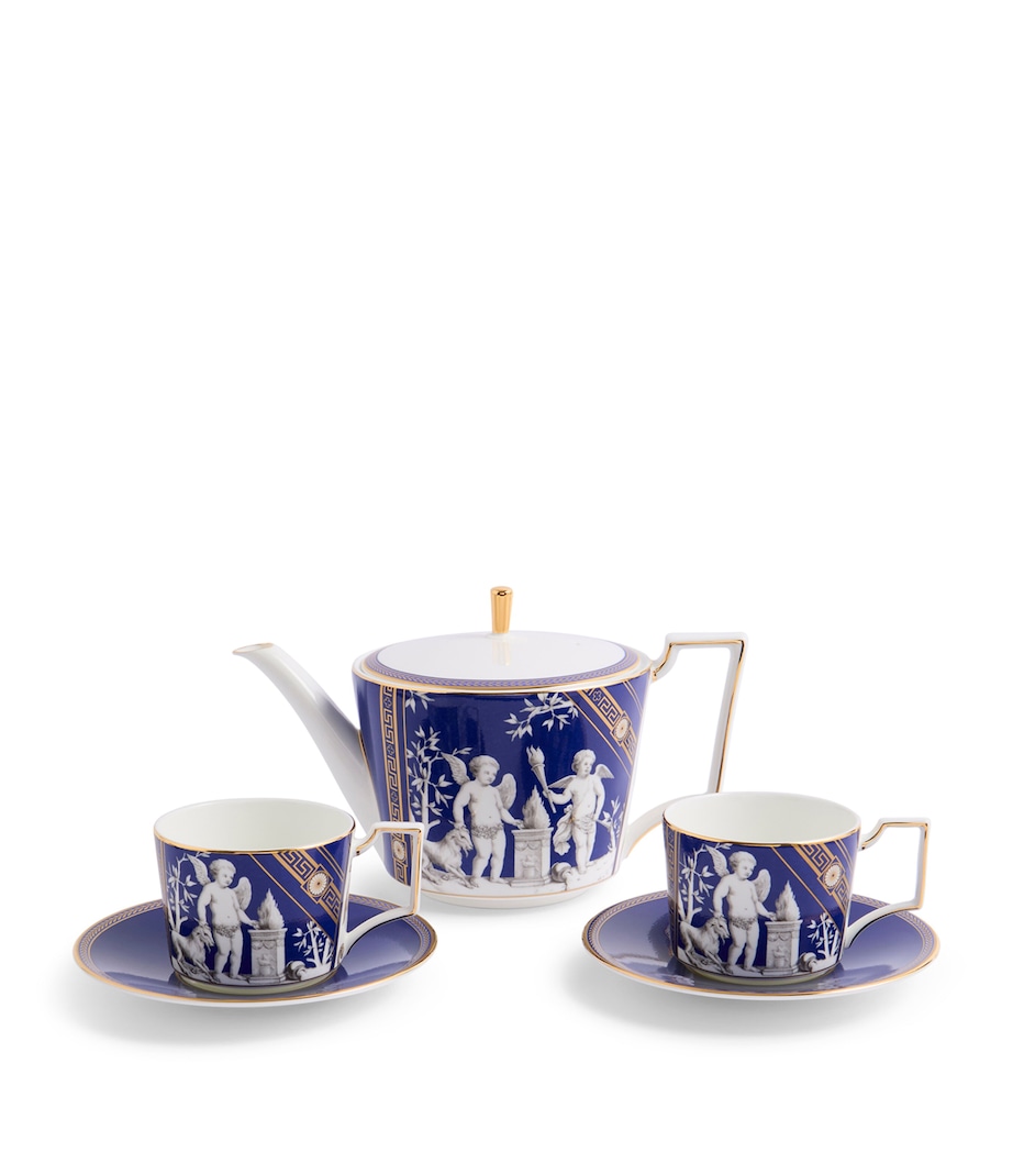 3-Piece Renaissance Tea Set BLUE Image 1