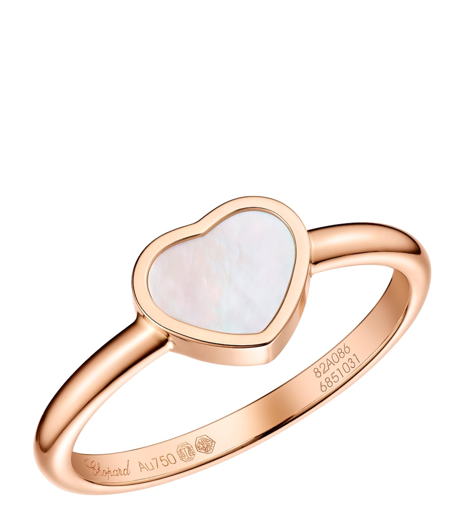 Rose Gold and Mother-of-Pearl My Happy Hearts Ring 18K ROSE GOLD Image 1