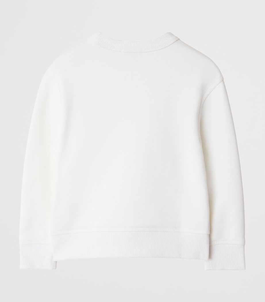 Cotton Thomas Bear Sweatshirt (3-12 Years) WHITE Image 2