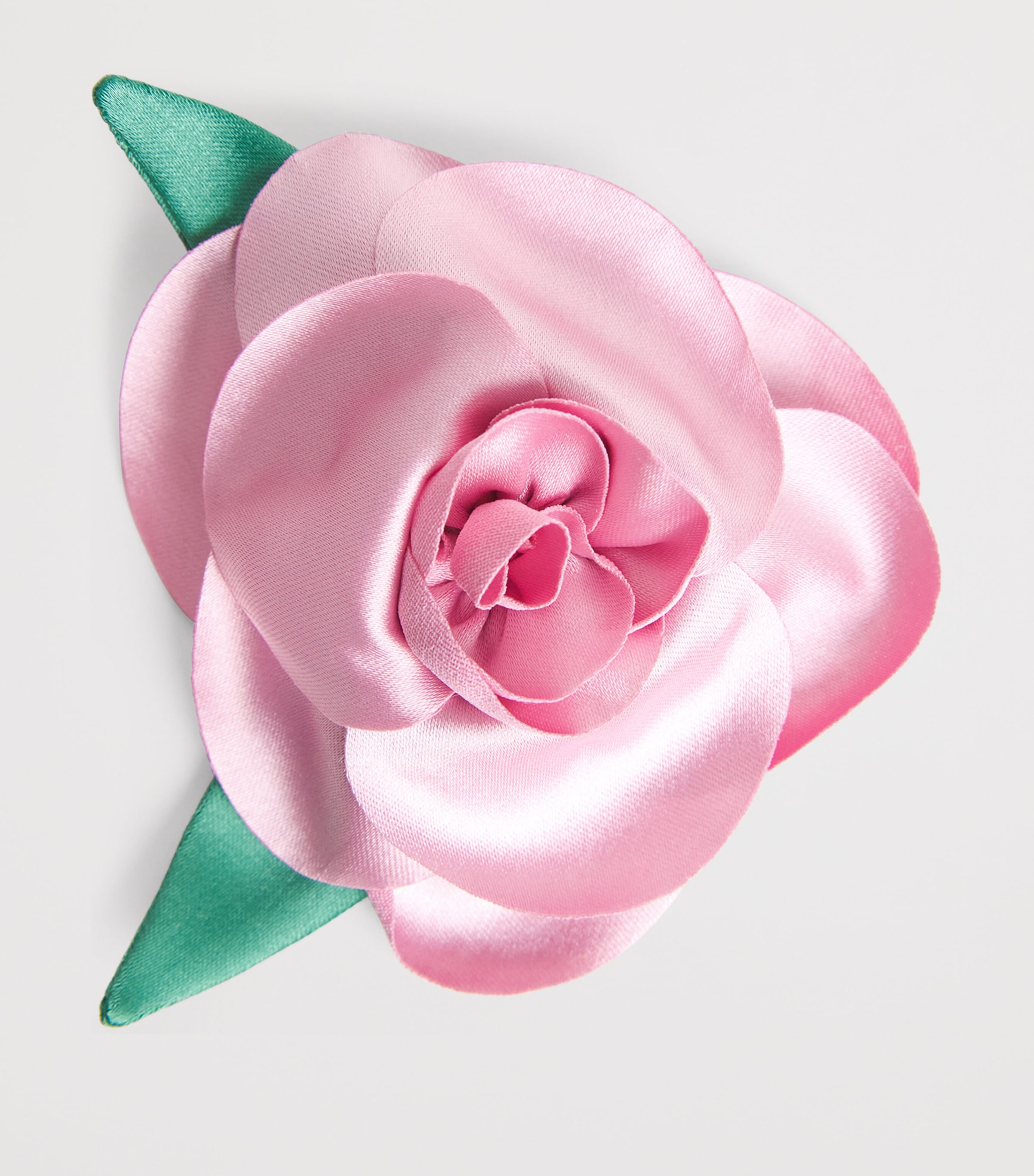 Self-Portrait Kids Rose Hair Clips (Set of 2) Green Image 3