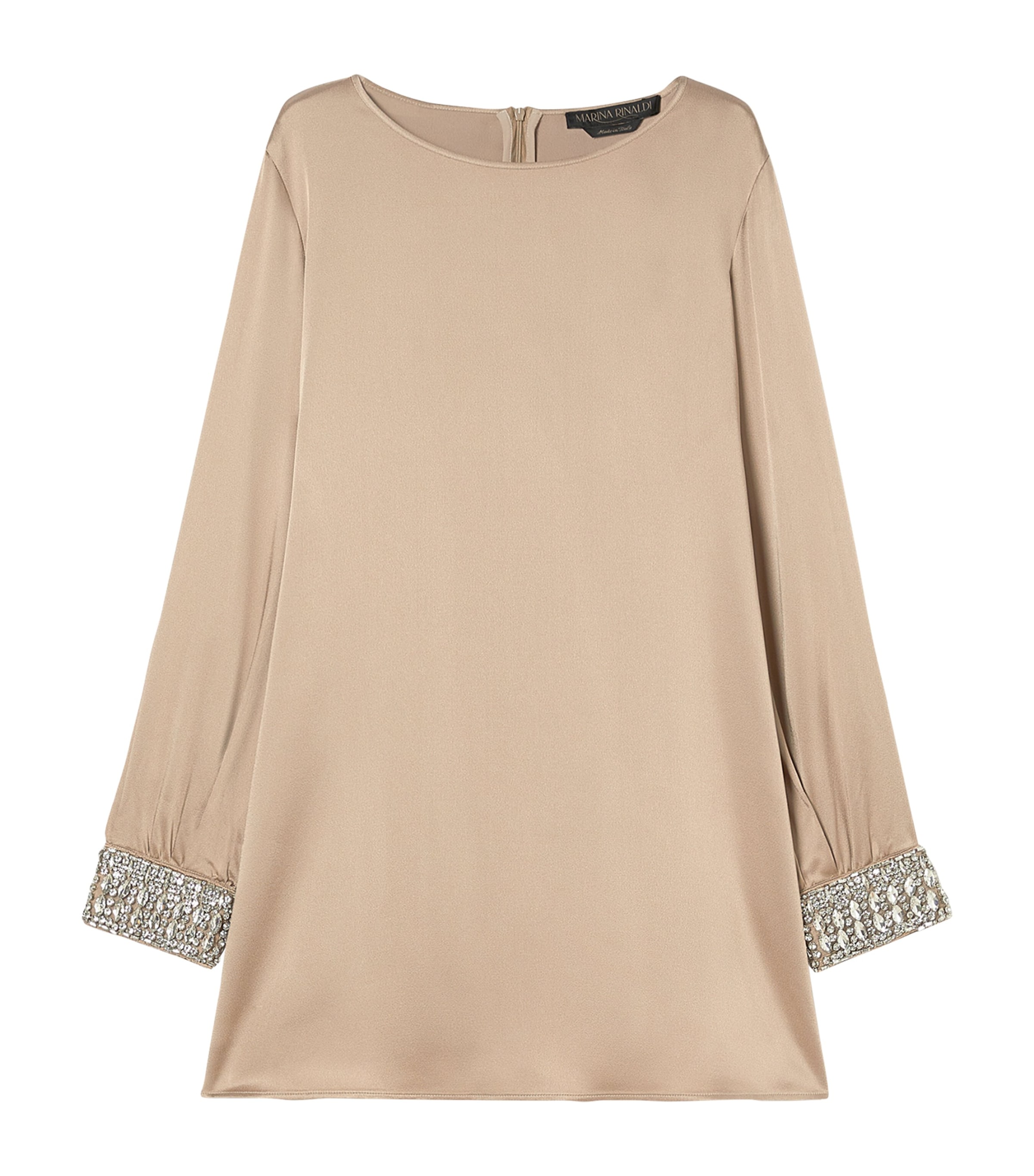 Satin Embellished Liguria Blouse BEIGE Image 1