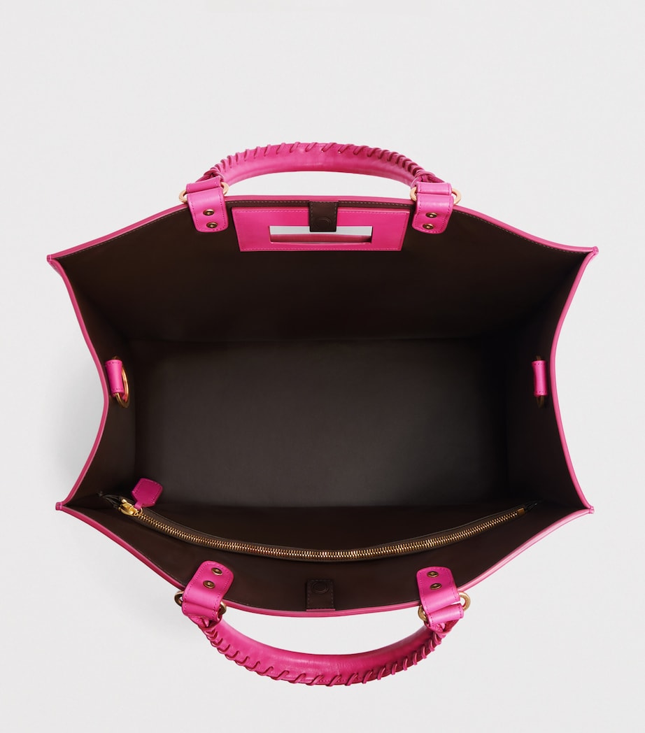 Balenciaga Large Leather Le City Tote Bag Image 8