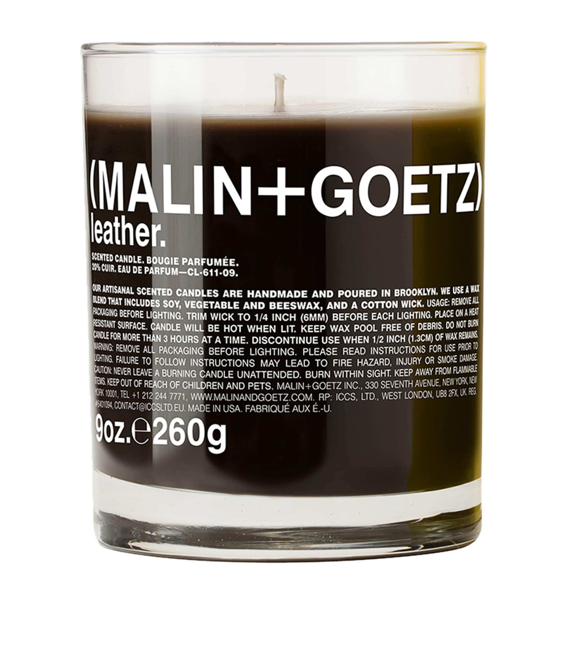 Malin + Goetz Leather Candle