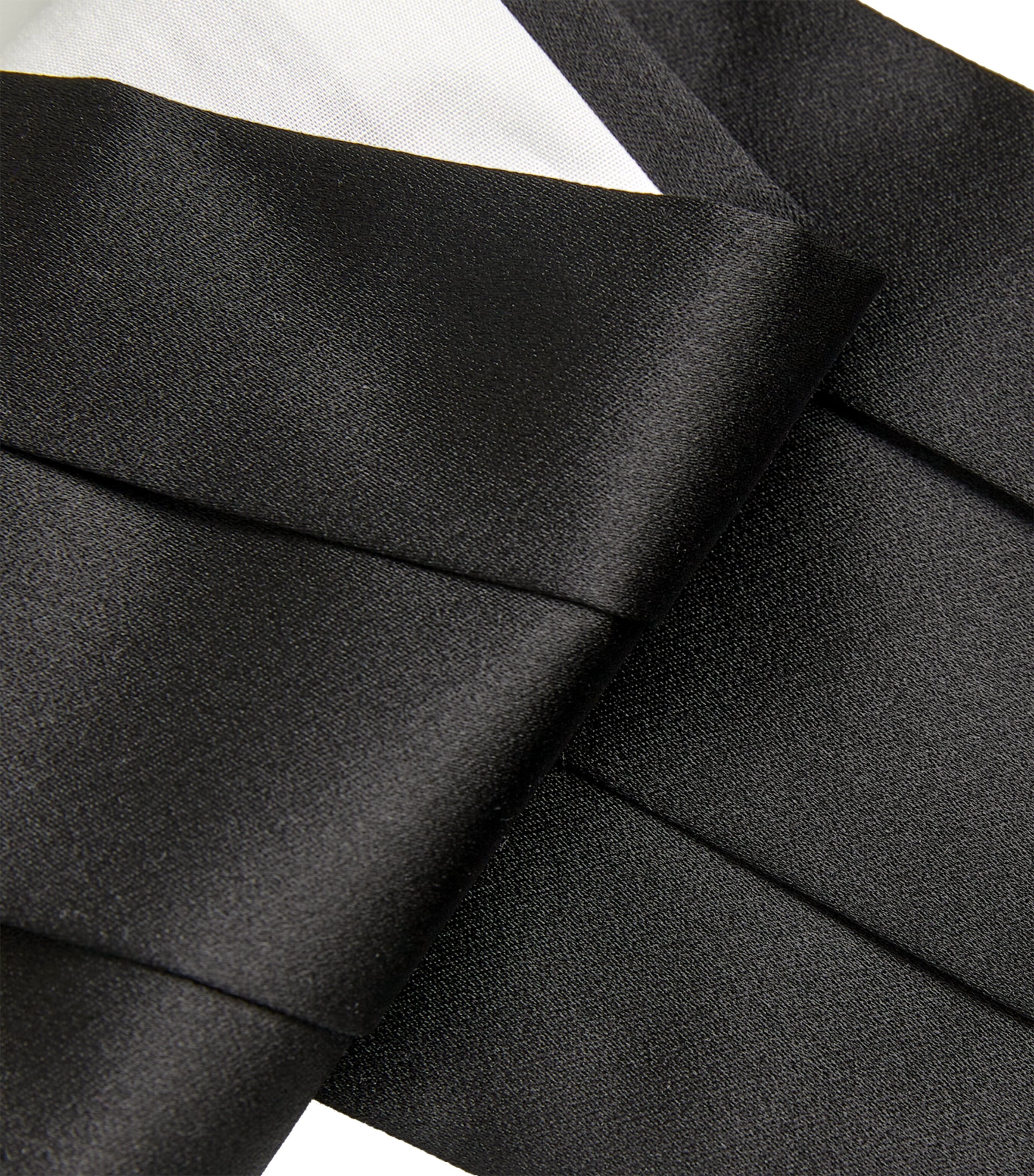 Canali Silk Cummerbund Black Image 4
