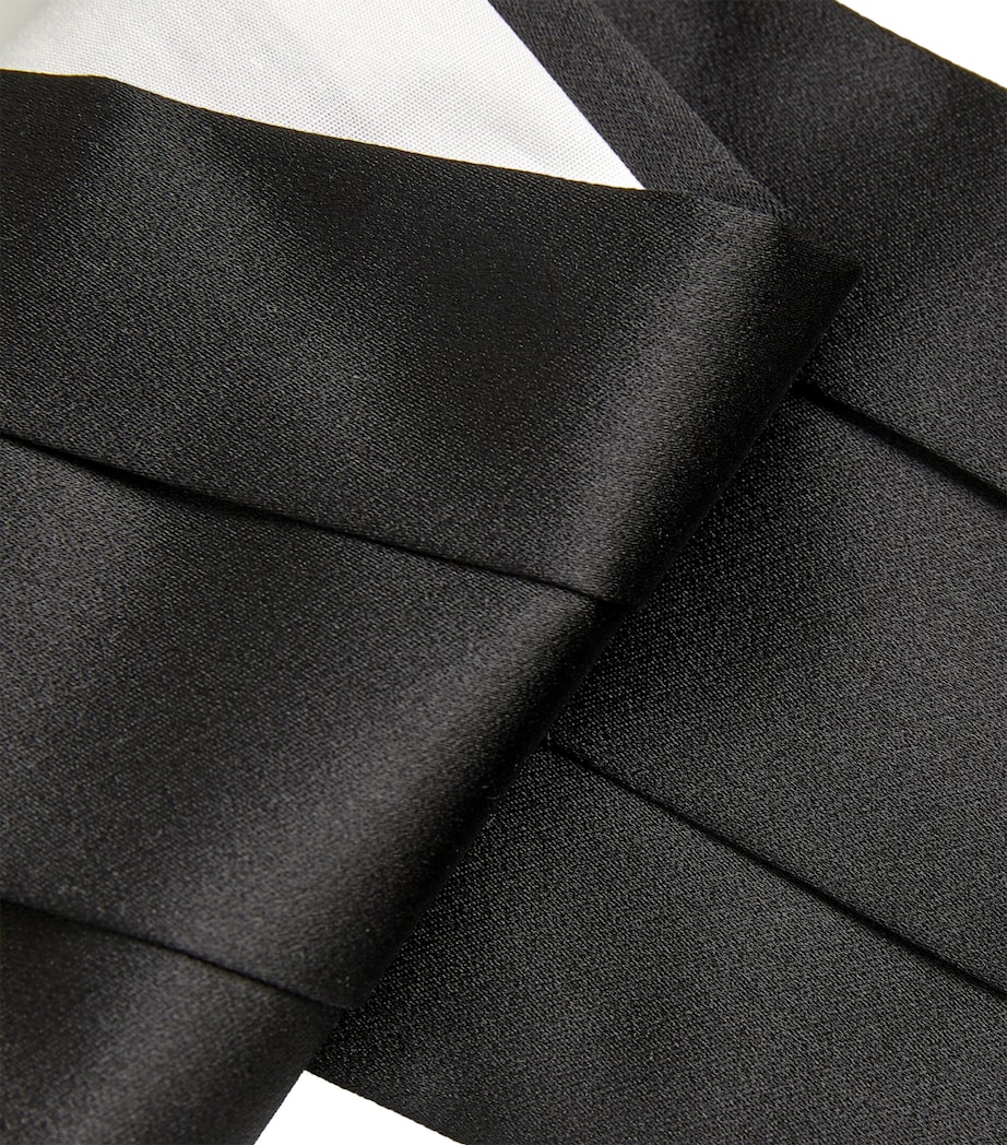 Canali Silk Cummerbund Black Image 4