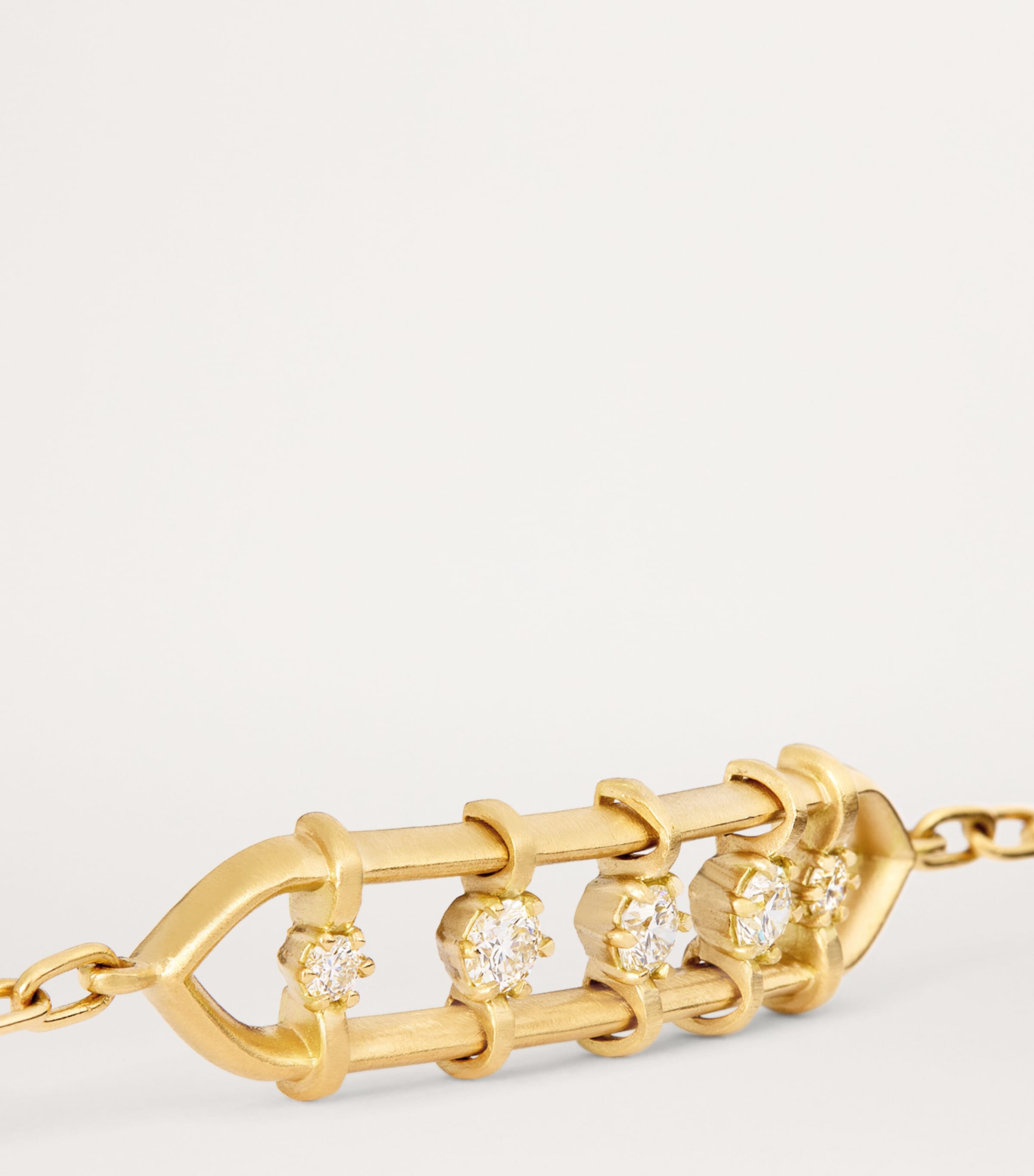Jade Trau Yellow Gold and Diamond Penelope Bracelet Yellow Gold Image 4