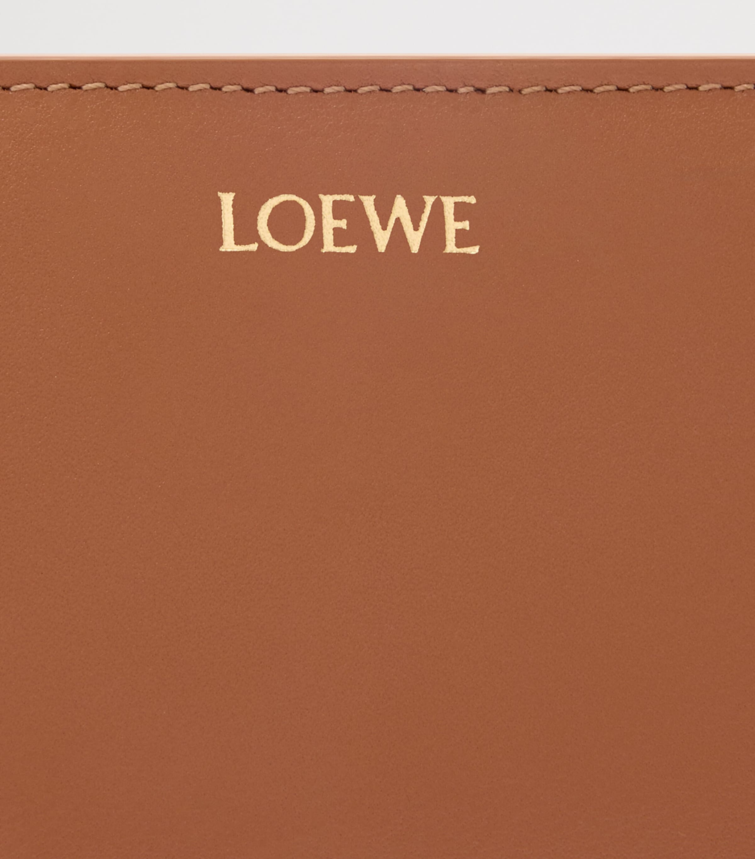 LOEWE Leather Knot Wallet Tan Papaya Image 5