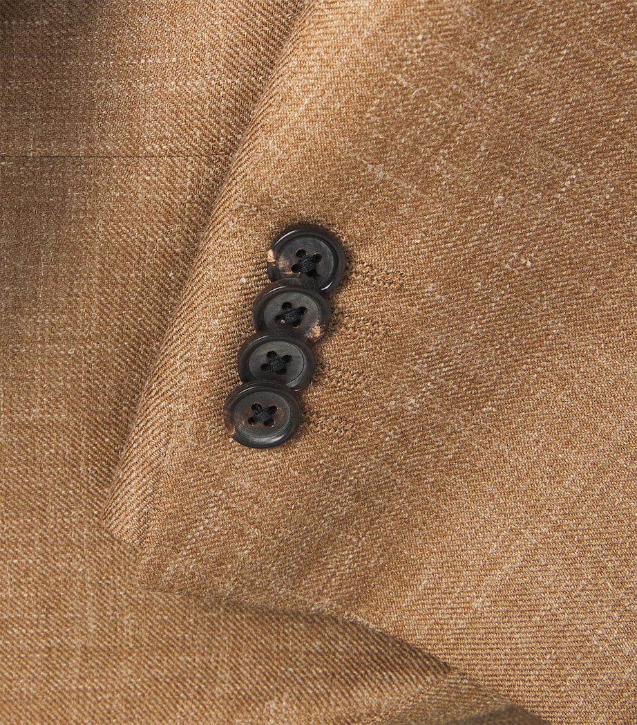 Virgin Wool-Blend Blazer 032 BURNED LAND BRWN Image 5