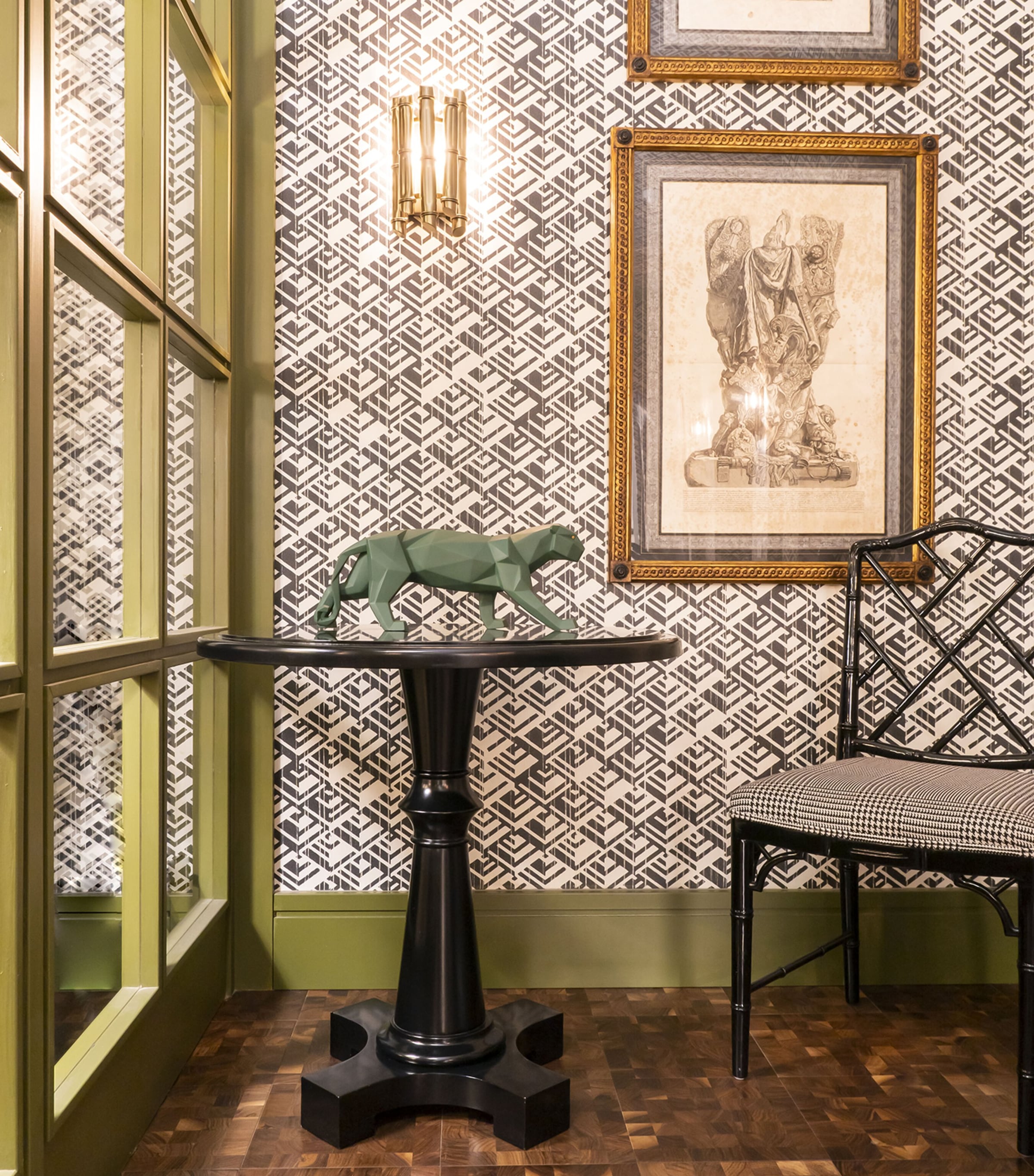 Panther Figurine GREEN Image 2