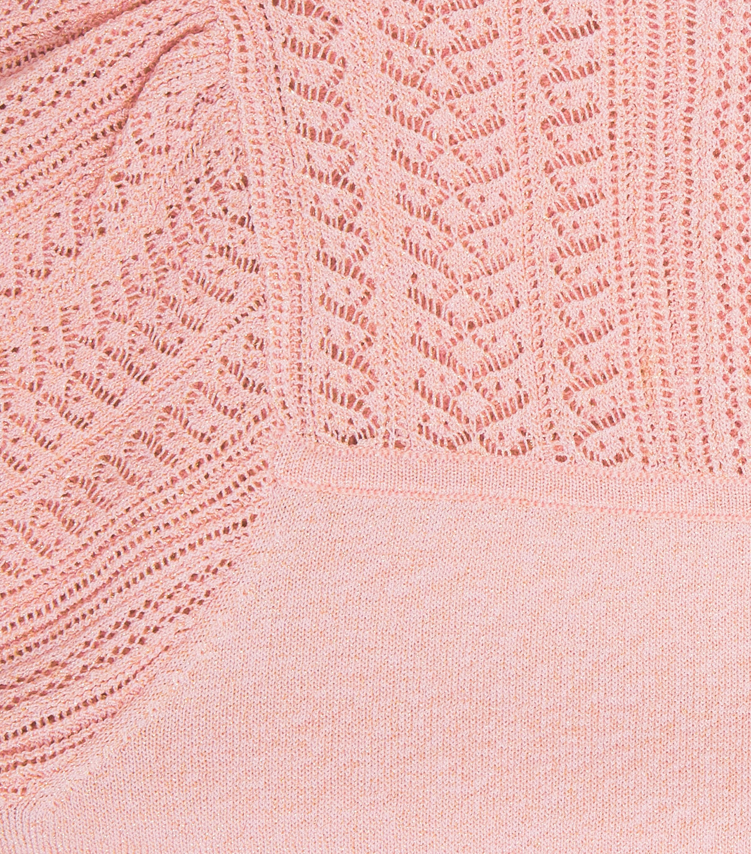 Emporio Armani Kids Two-Tone Top (4-14 Years) Peachskin Image 3