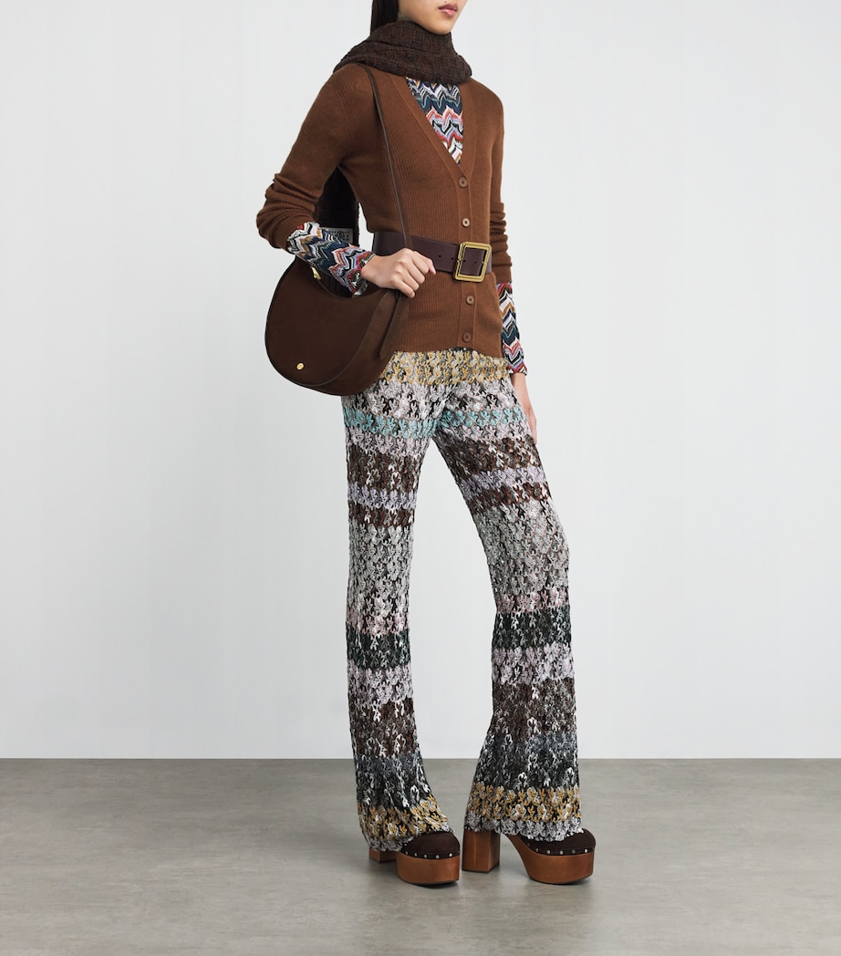 Stripe Flared Trousers SM9QX MULTICOLOR Image 2