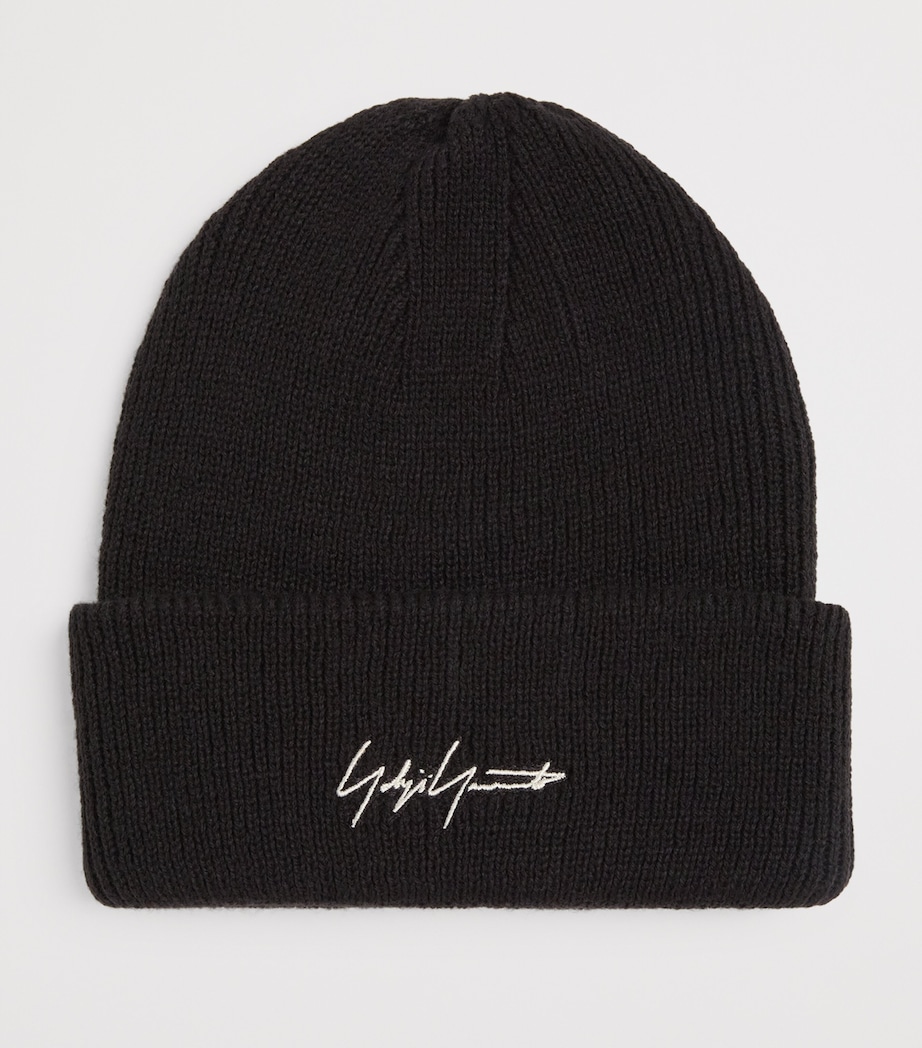 x Y-3 KURO Knitted Beanie BLACK Image 2