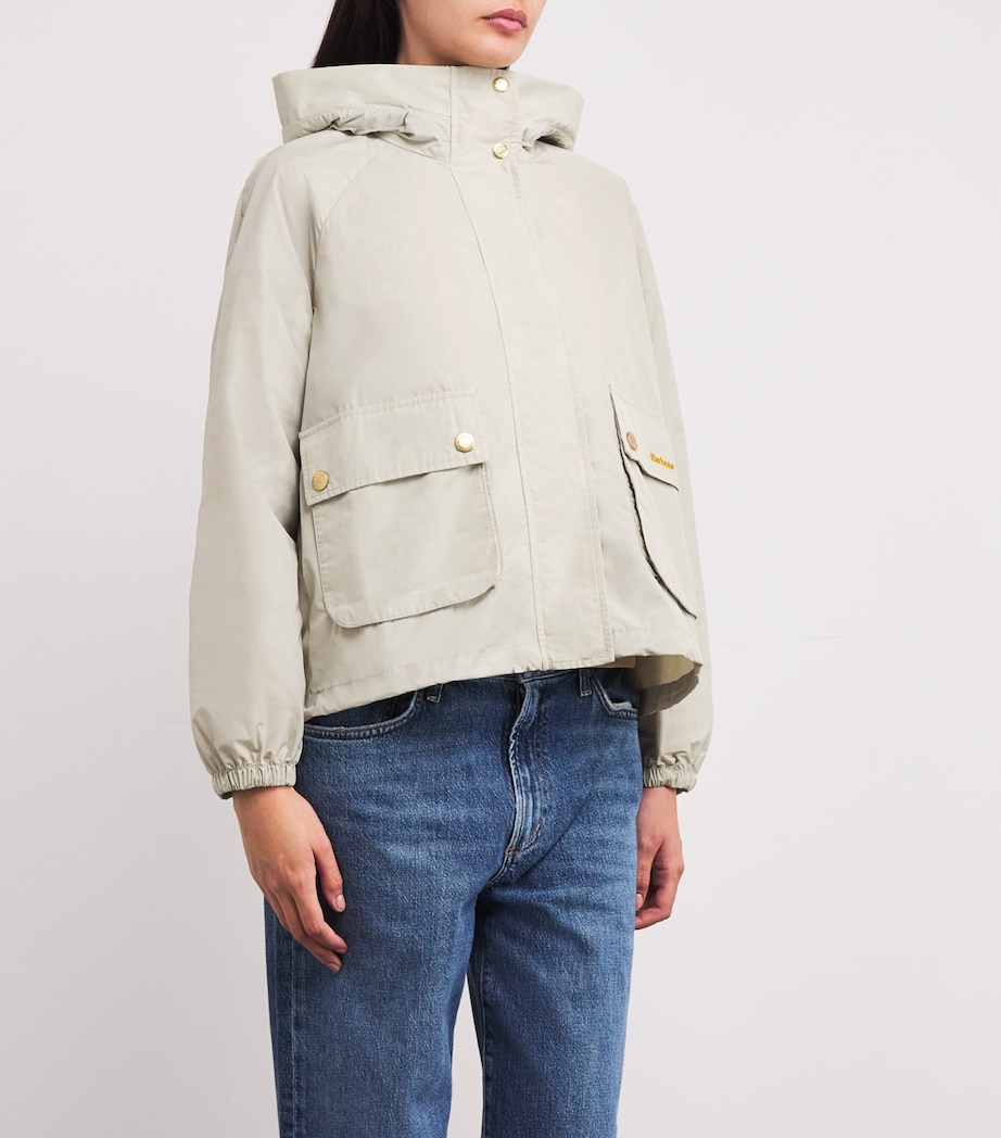 Mae Showerproof Jacket STONE/ANCIENT TARTAN Image 3