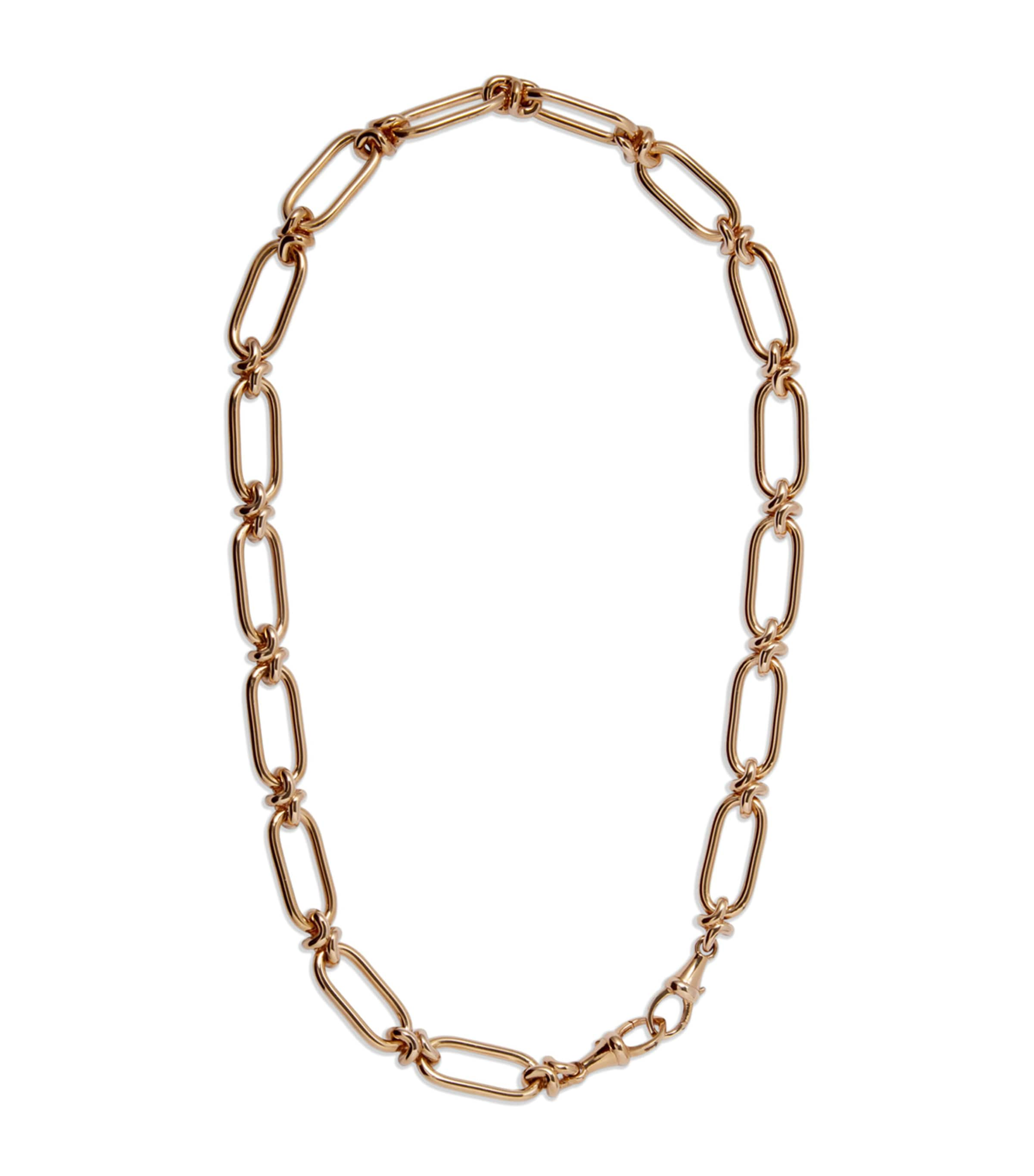 Annoushka Yellow Gold Knuckle Heavy Link Chain Necklace