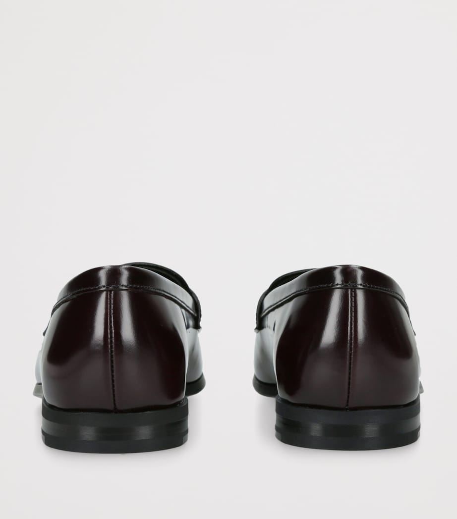 Leather Natalie Loafers WINE Image 2