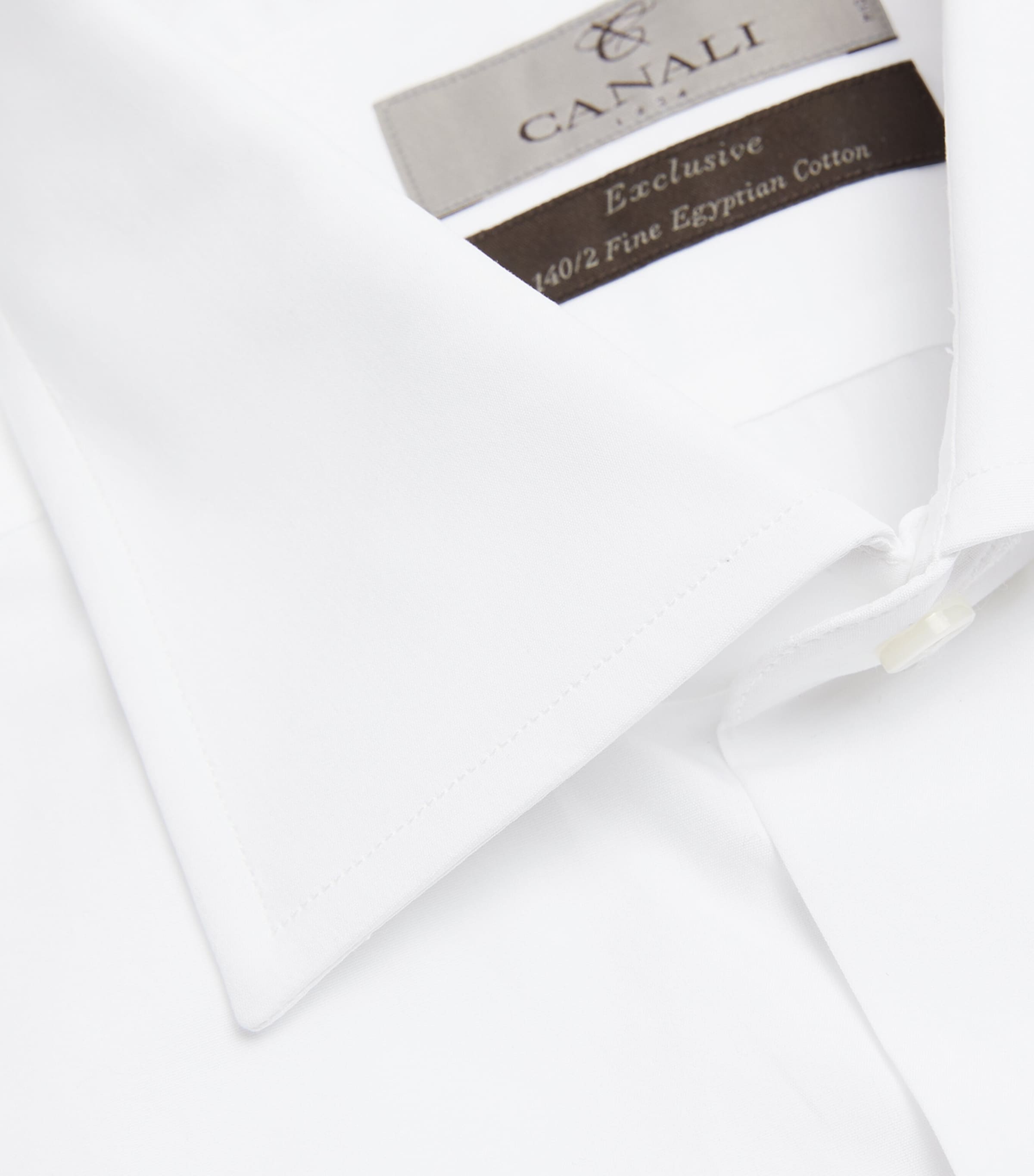 Egyptian Cotton Slim-Fit Shirt WHITE Image 5