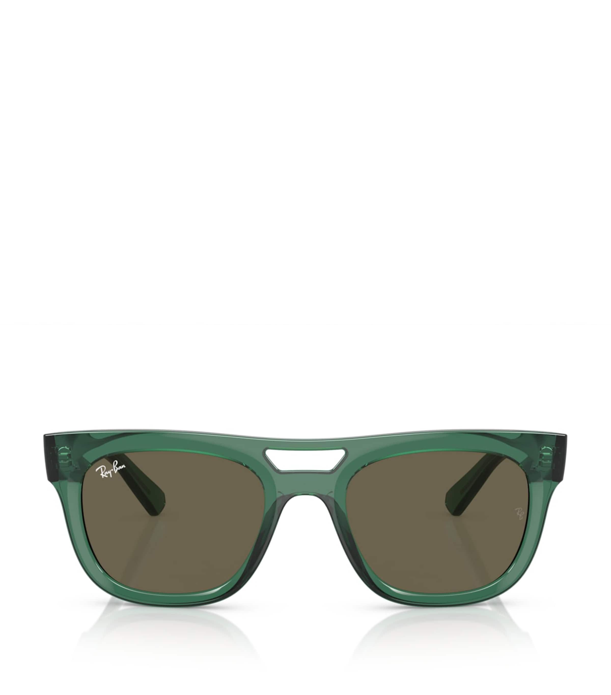 Ray Ban Ray-ban Womens Green Rb4426 Phil Square-frame Injected Sunglasses In Green