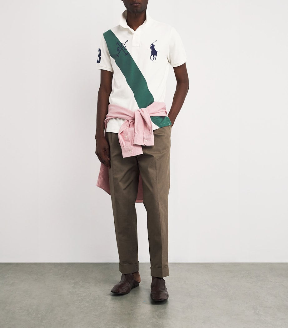 Cotton Big Polo Pony Polo Shirt NATURAL Image 2