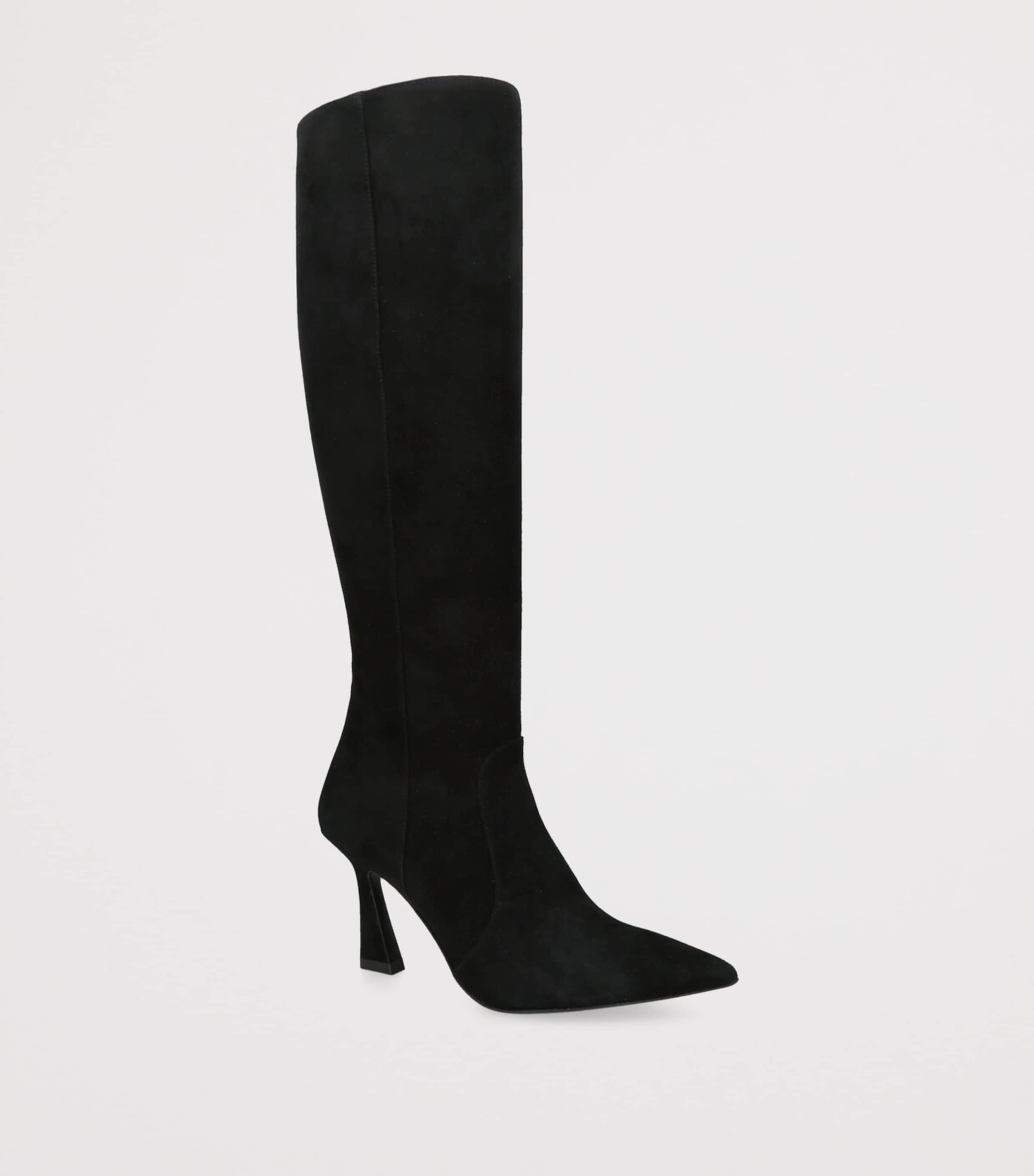 Suede Vinnie Boots 85 BLACK Image 3