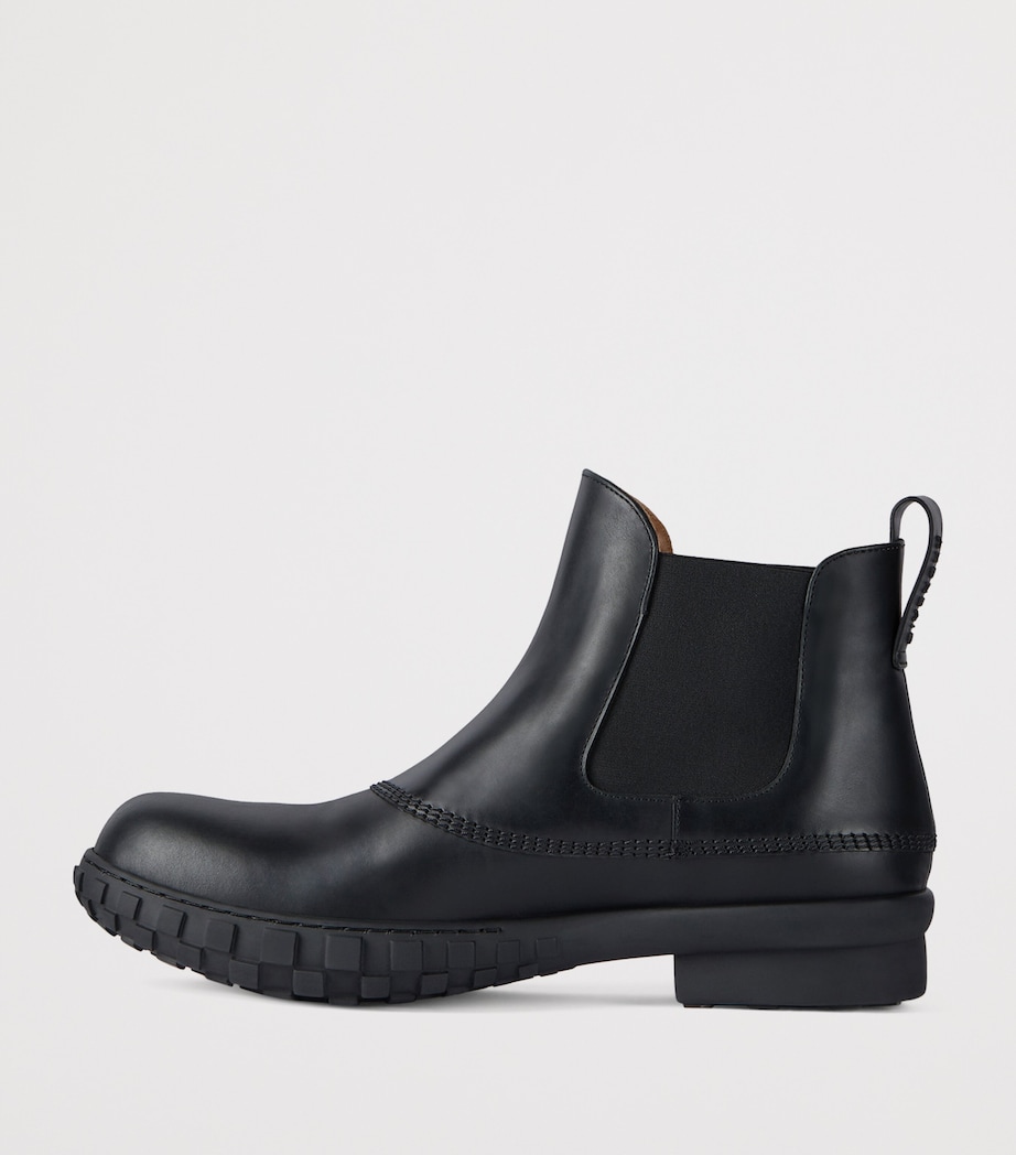 Leather Echo Chelsea Boots BLACK Image 4