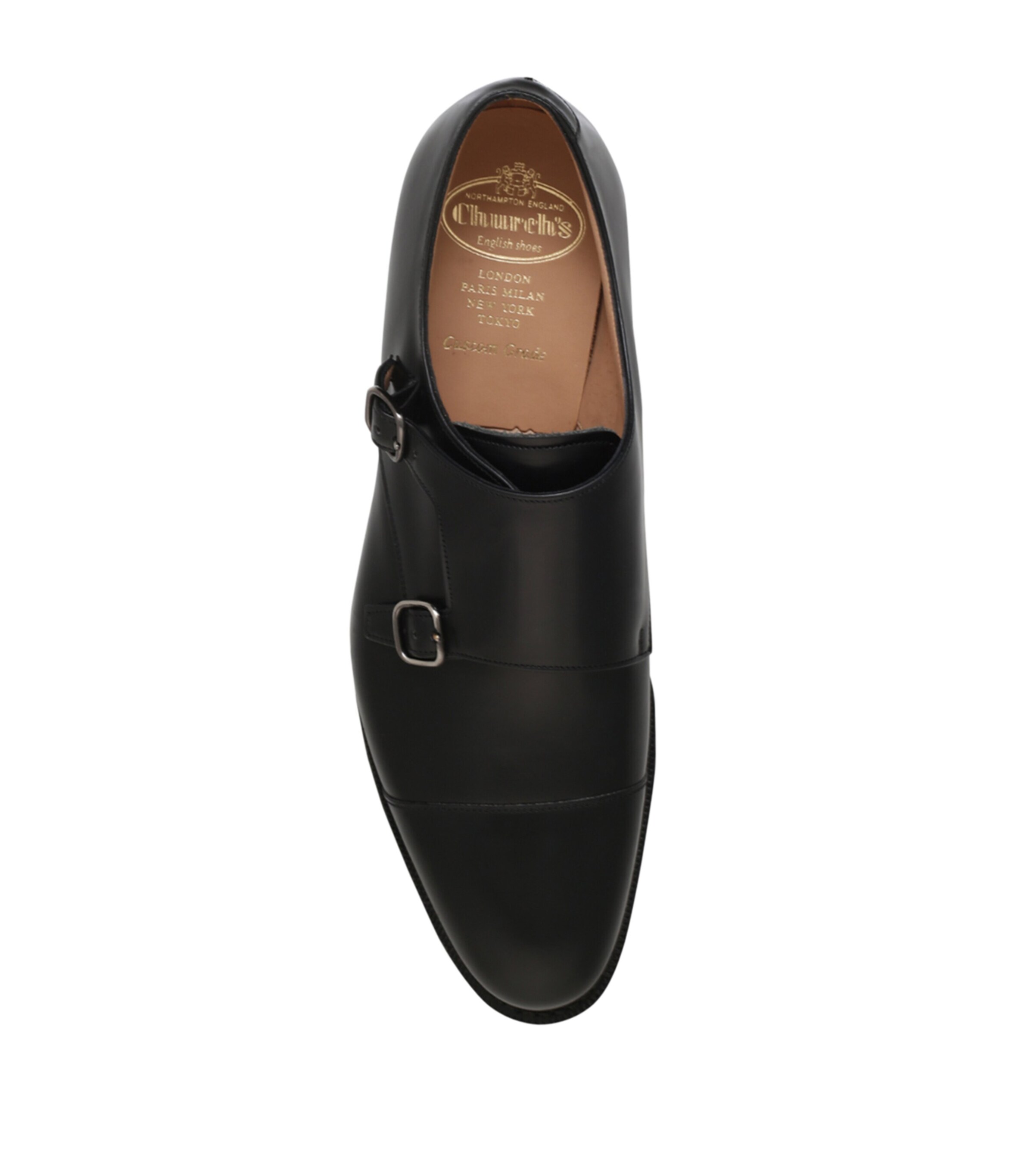 Double Monkstrap Brogues BLACK Image 3
