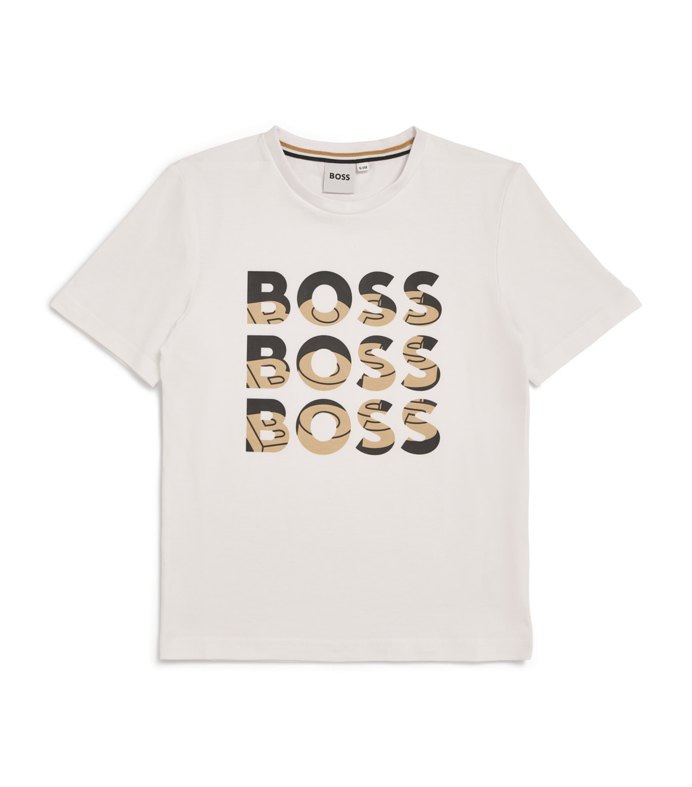 Cotton Logo T-Shirt (6-16 Years) 10P WHITE Image 1