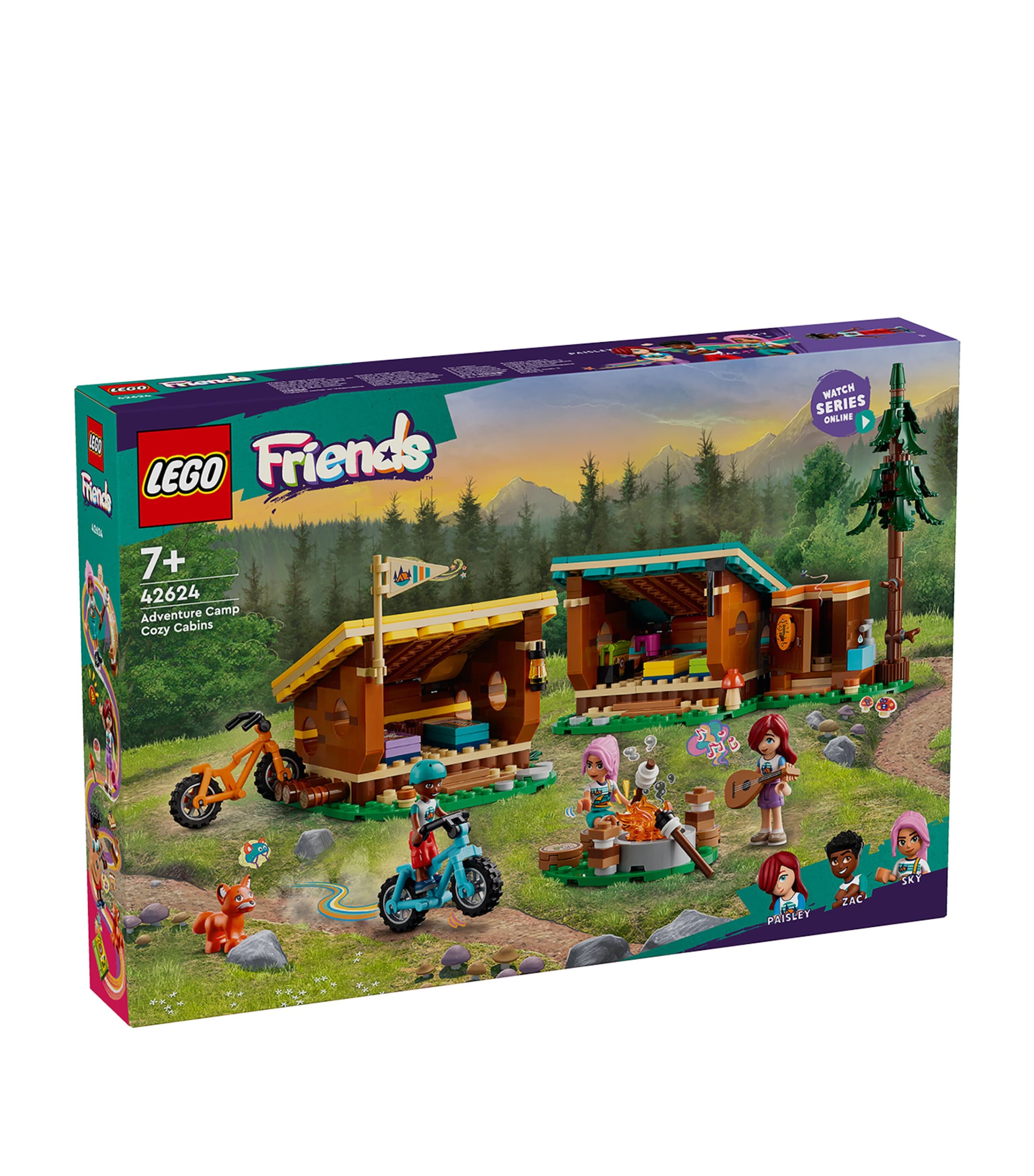 Lego Friends Adventure Camp Cosy Cabins 42624 Image 1