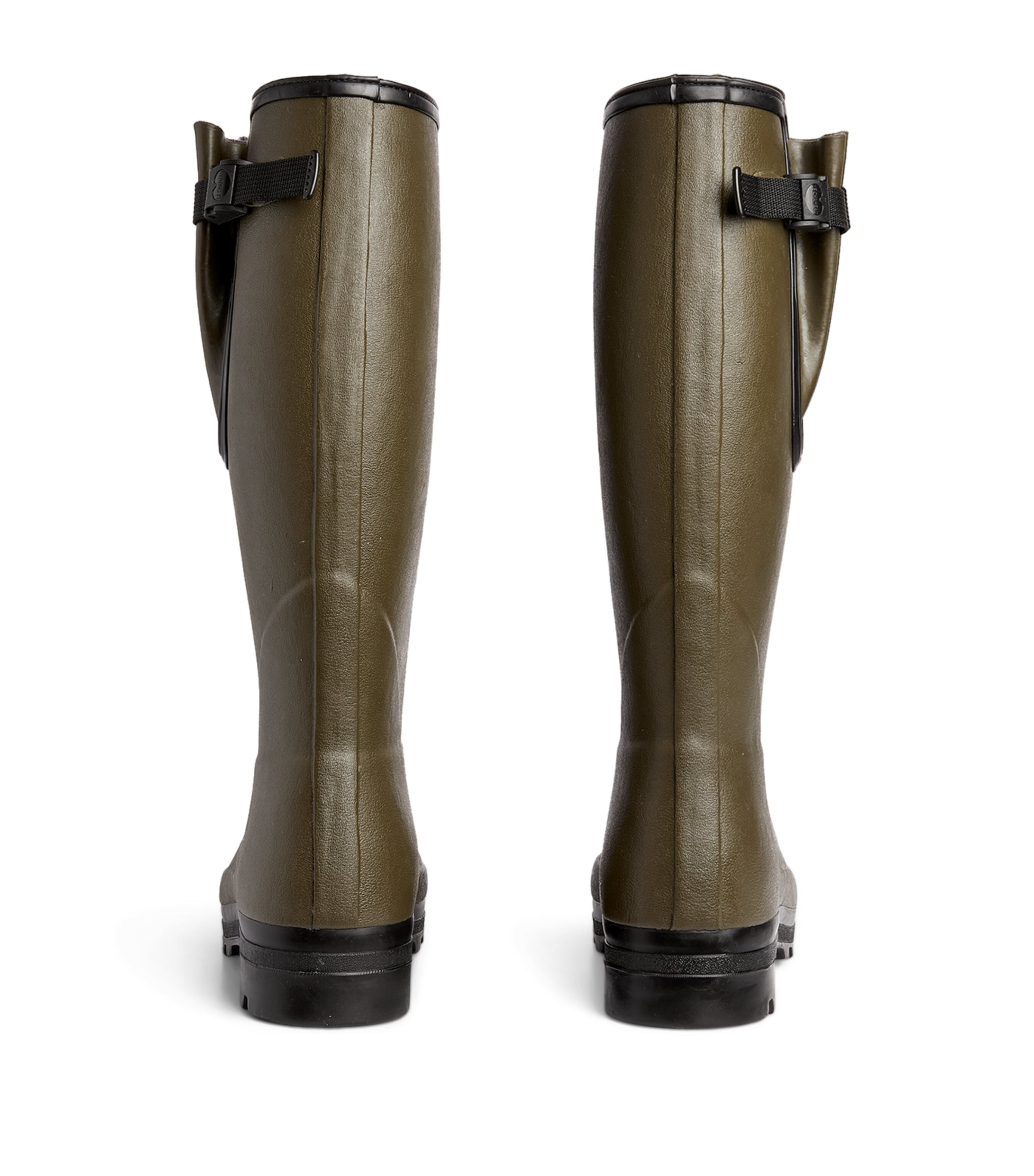 Neoprene-Lined Vierzonord Wellington Boots VERT CHAMEAU 7100 Image 4