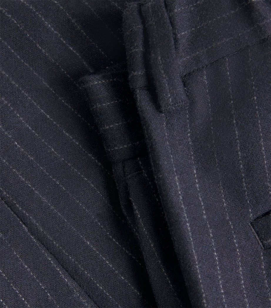 Pinstripe Kay Tailored Trousers NAVY STRIPE Image 5