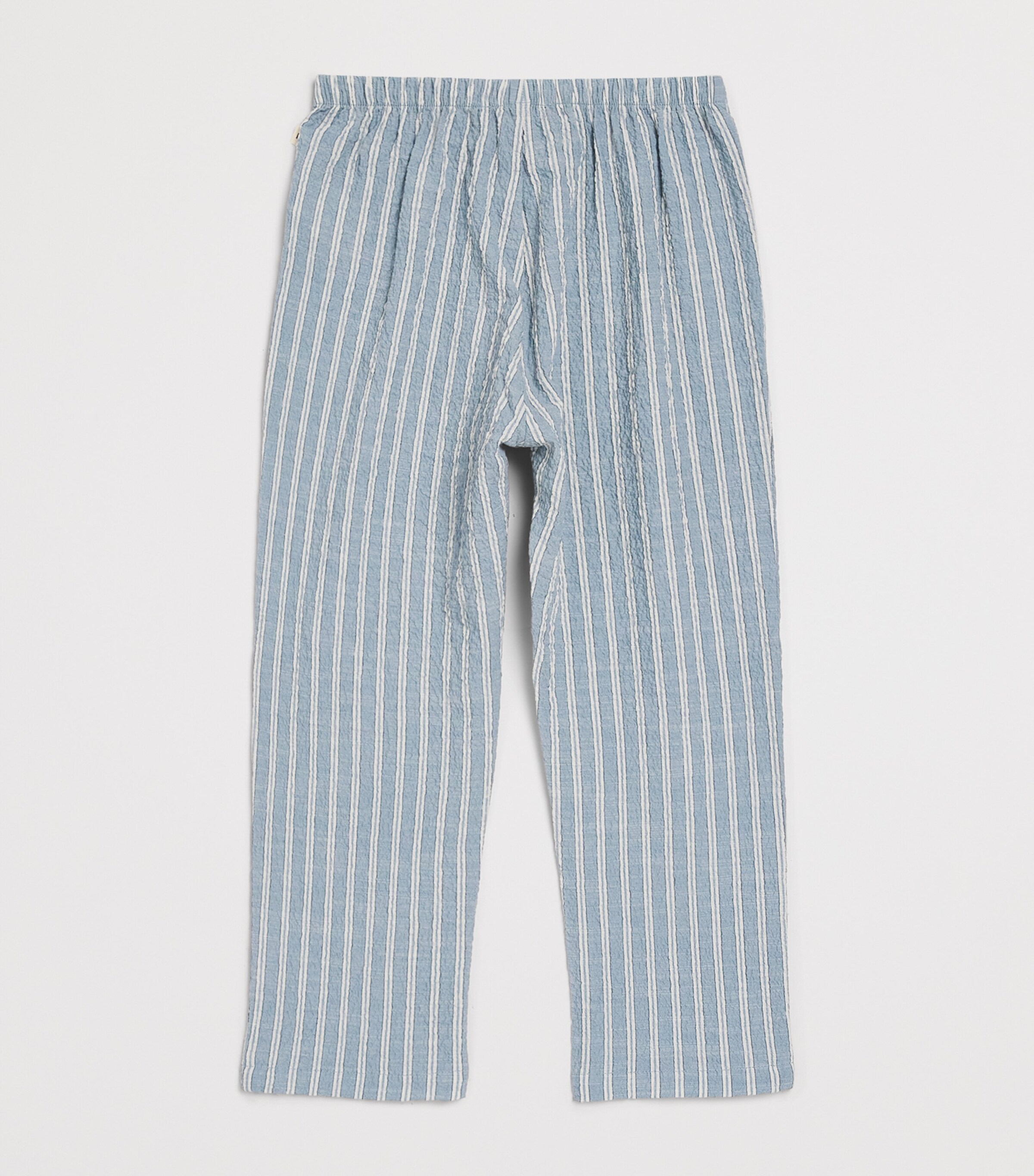 KONGES SLOJD Organic Cotton Elliot Chinos (12 Months-10 Years) Trio Bleu Stripe Image 2