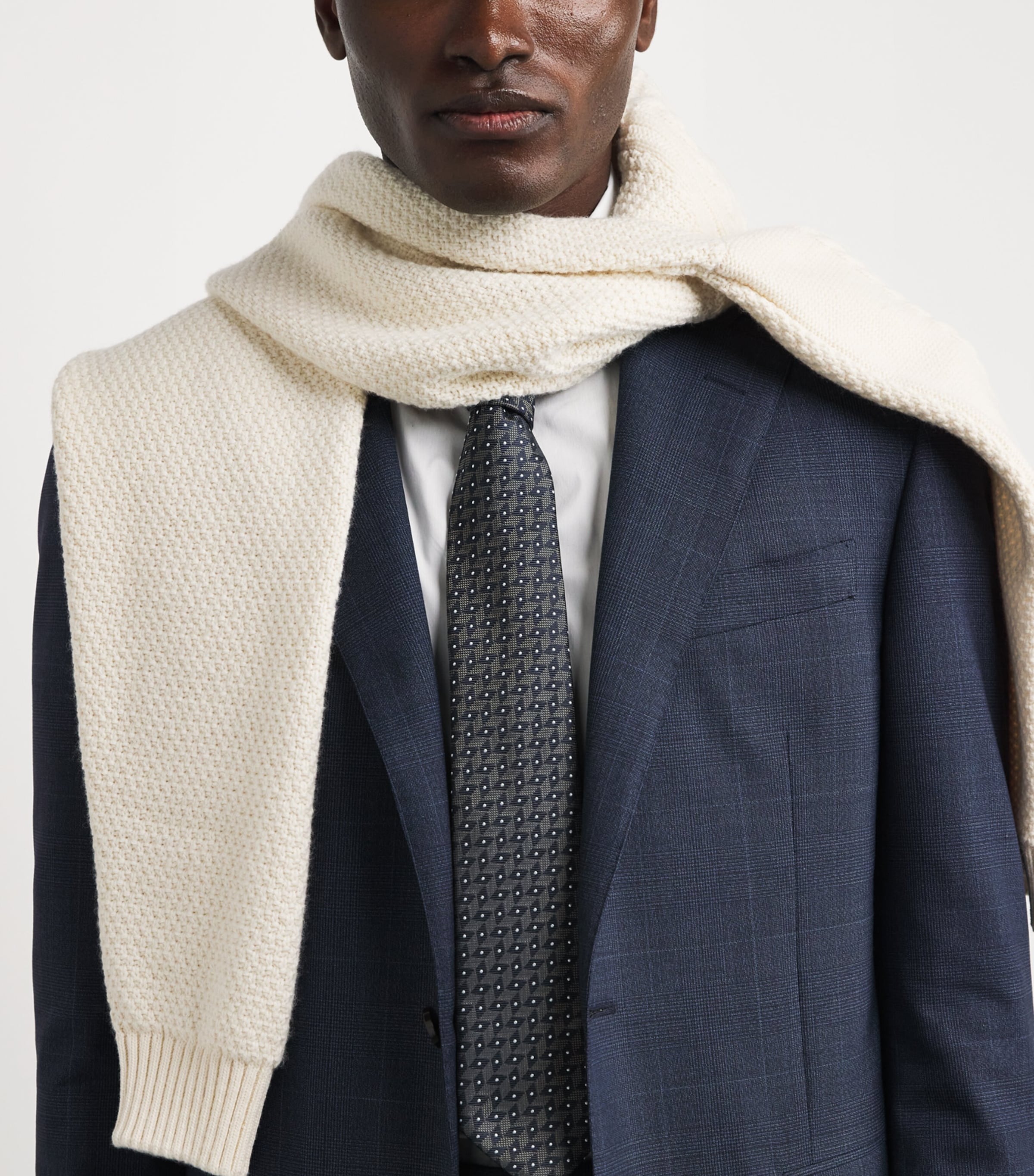 Giorgio Armani Silk Geometric Tie Image 3