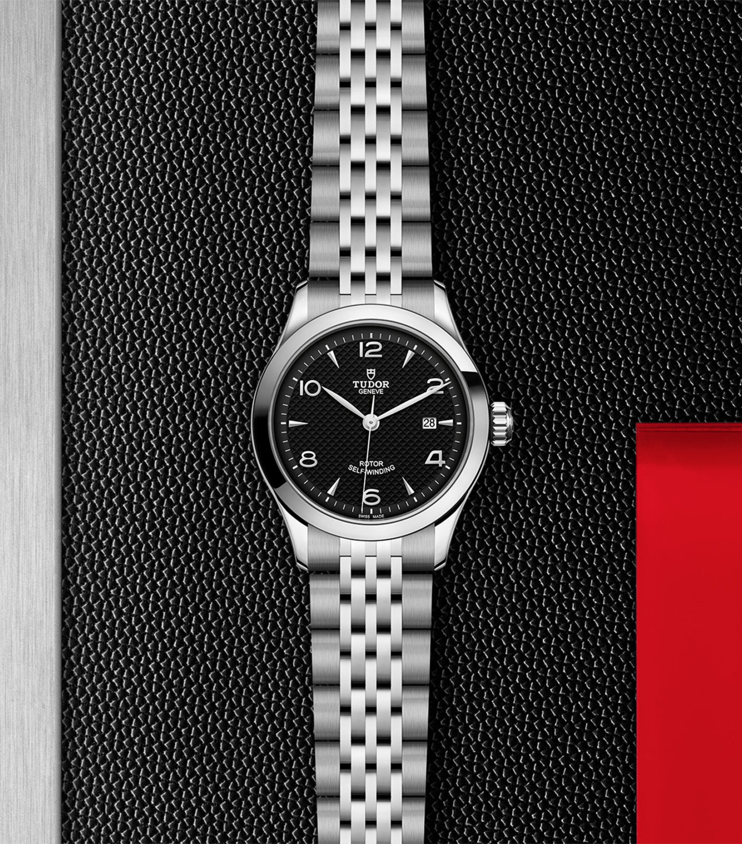 1926 Stainless Steel Watch 28mm BLACK Image 3