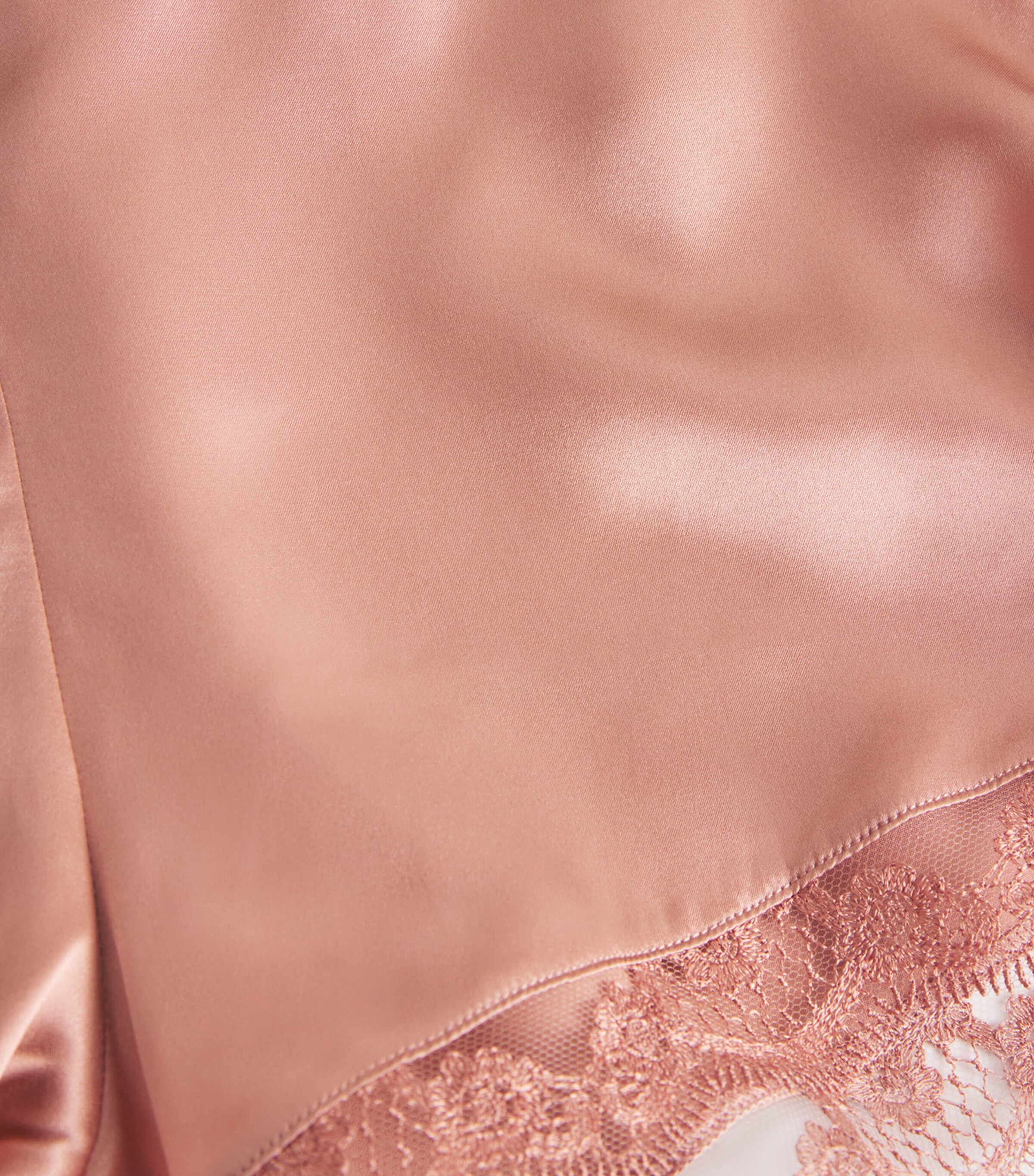 Silk-Blend Love Me Pyjama Shorts 469 SMOKEY PINK Image 5