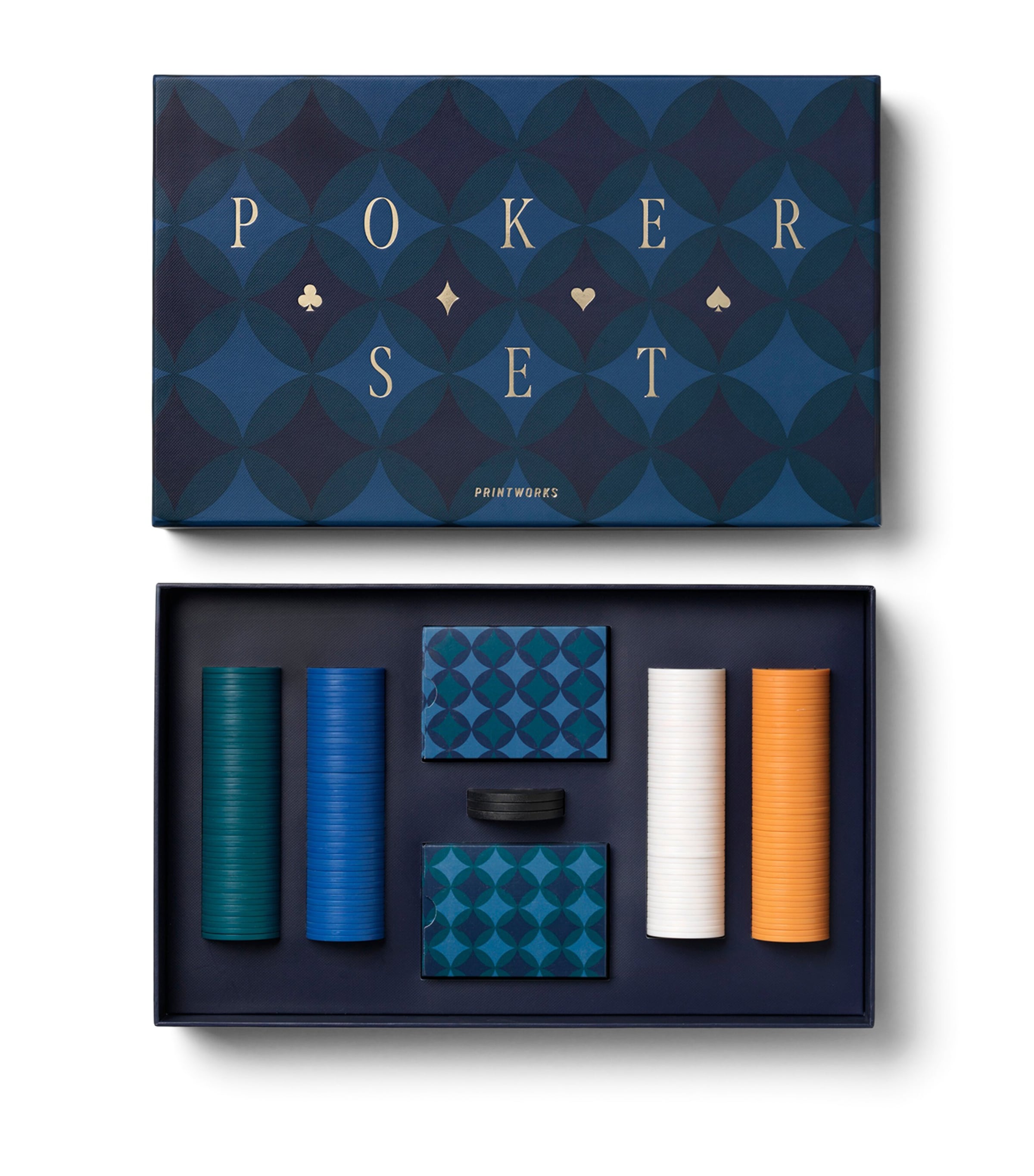 Printworks Art of Poker Diamonds Set Blue Image 2