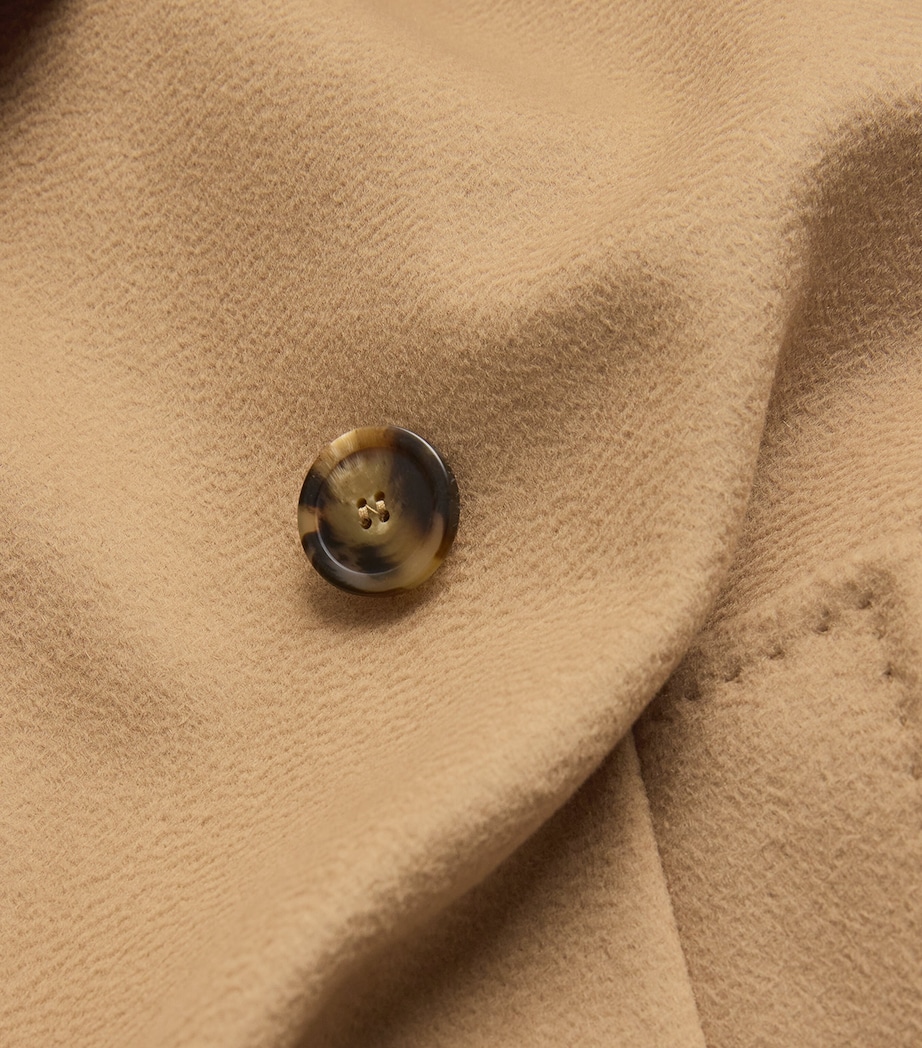 Wool Double-Breasted Coat CAMEL Image 5
