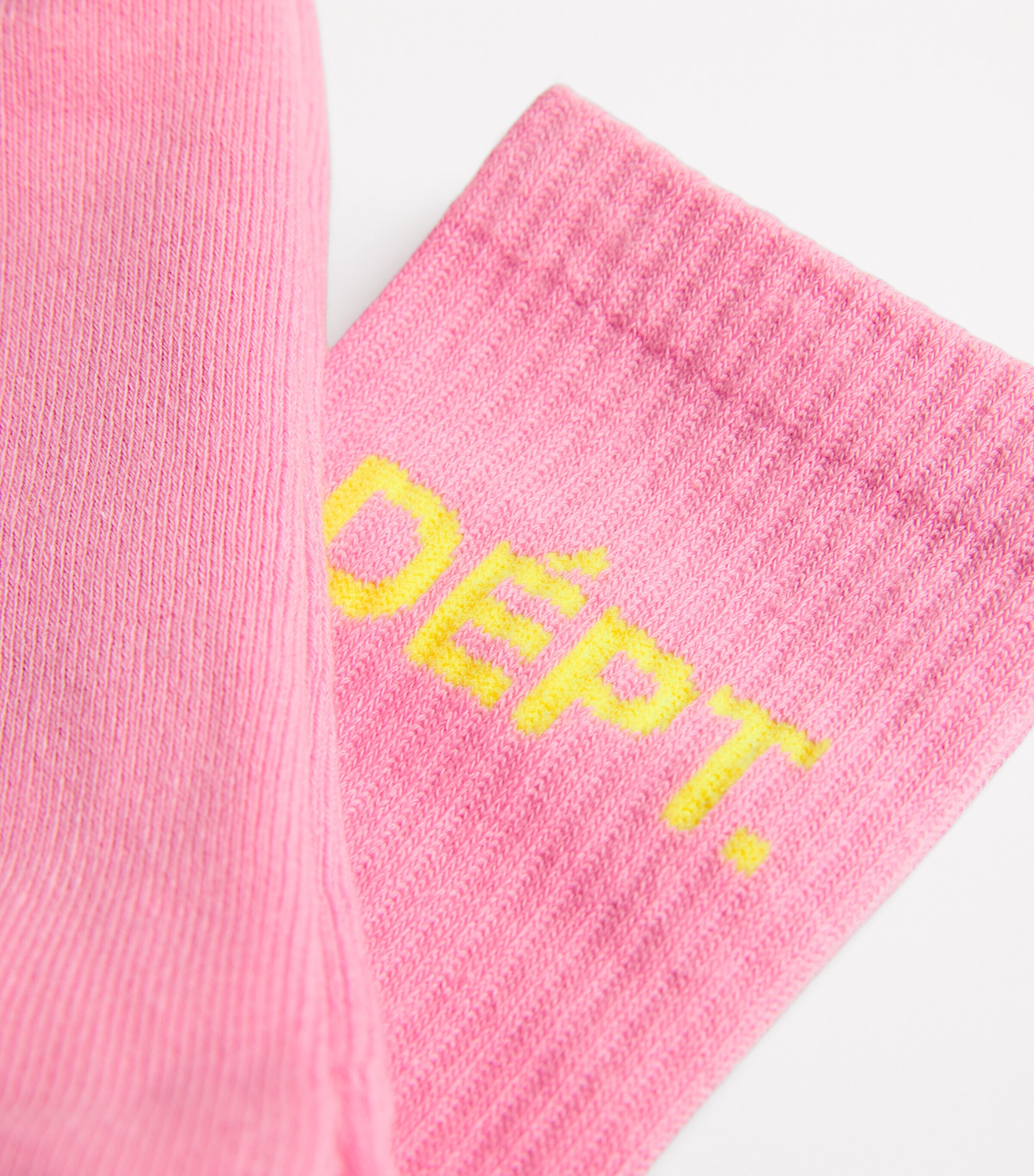 Cotton-Blend Logo Socks CANDY PINK Image 2