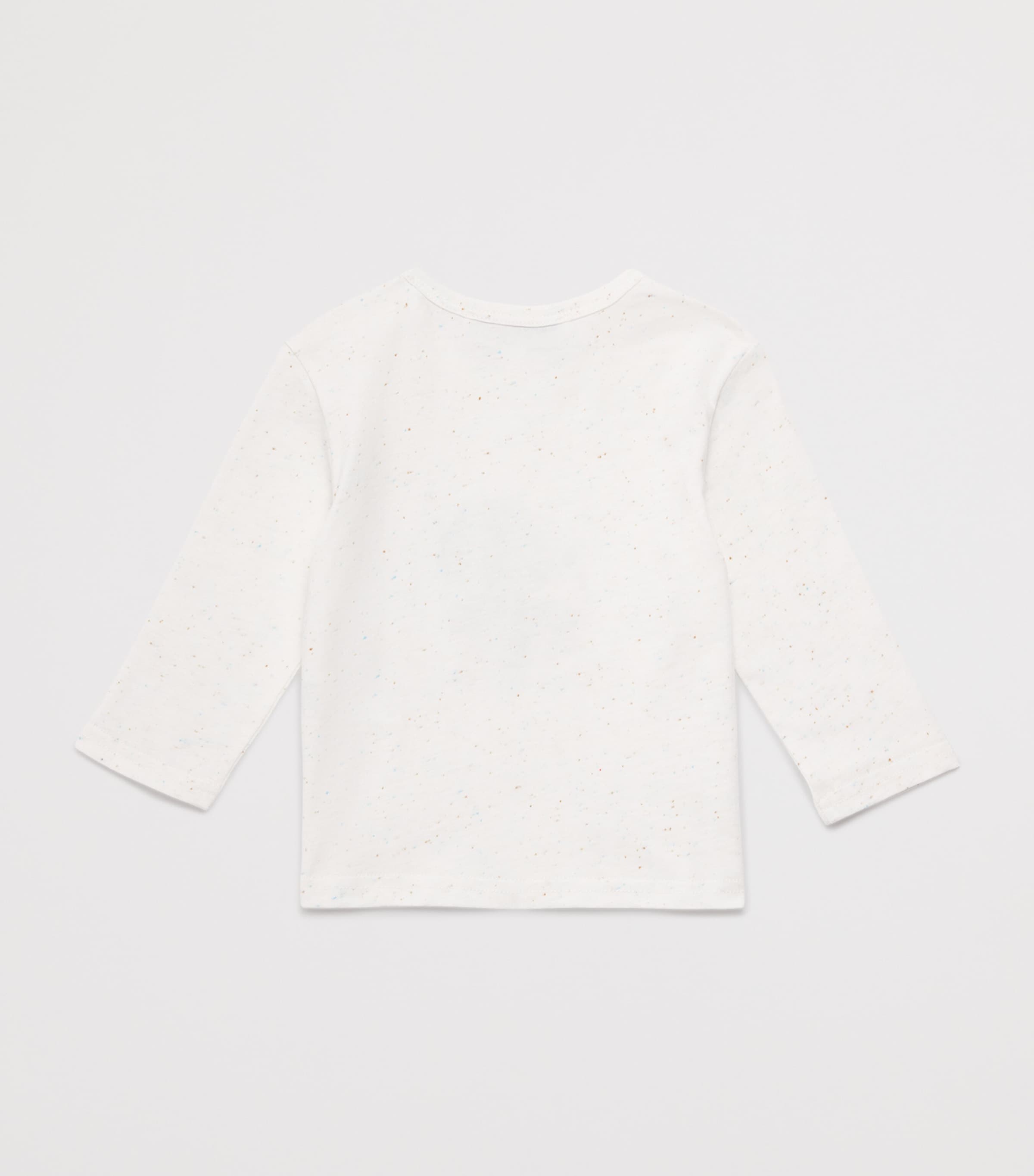 Cotton-Blend Raccoon Print T-Shirt (3 Months-4 Years) 13NACRE Image 2