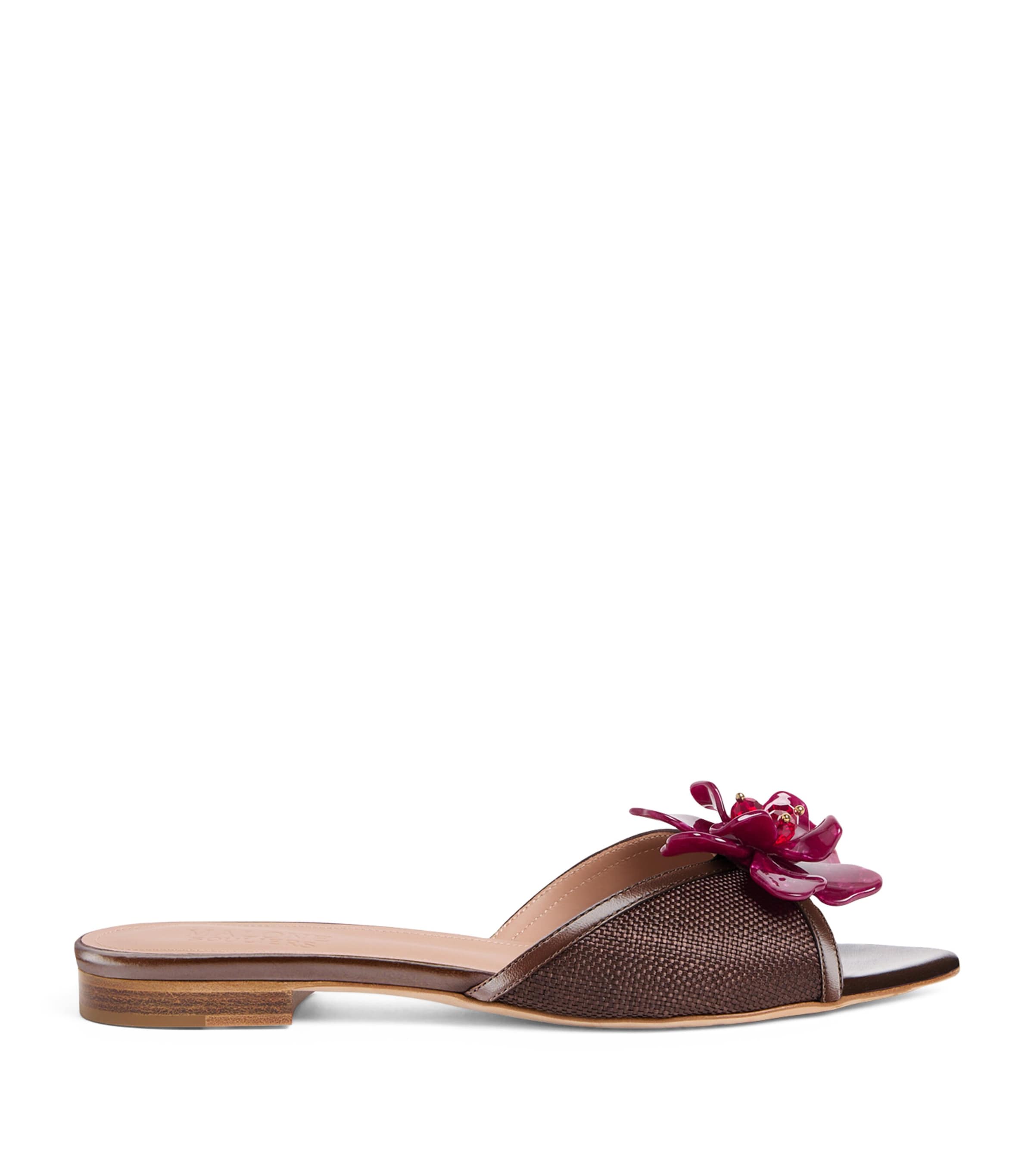 Raffia Cyd Sandals DARK BROWN Image 1