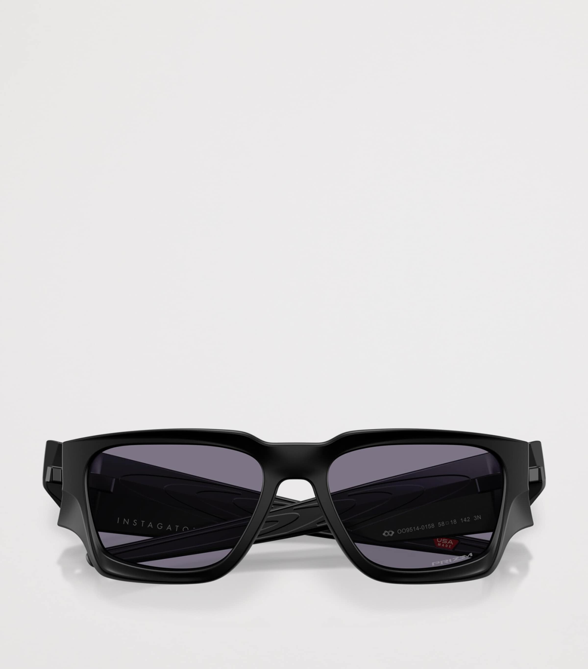 Oakley Instagator Rectangle Sunglasses Black Image 6