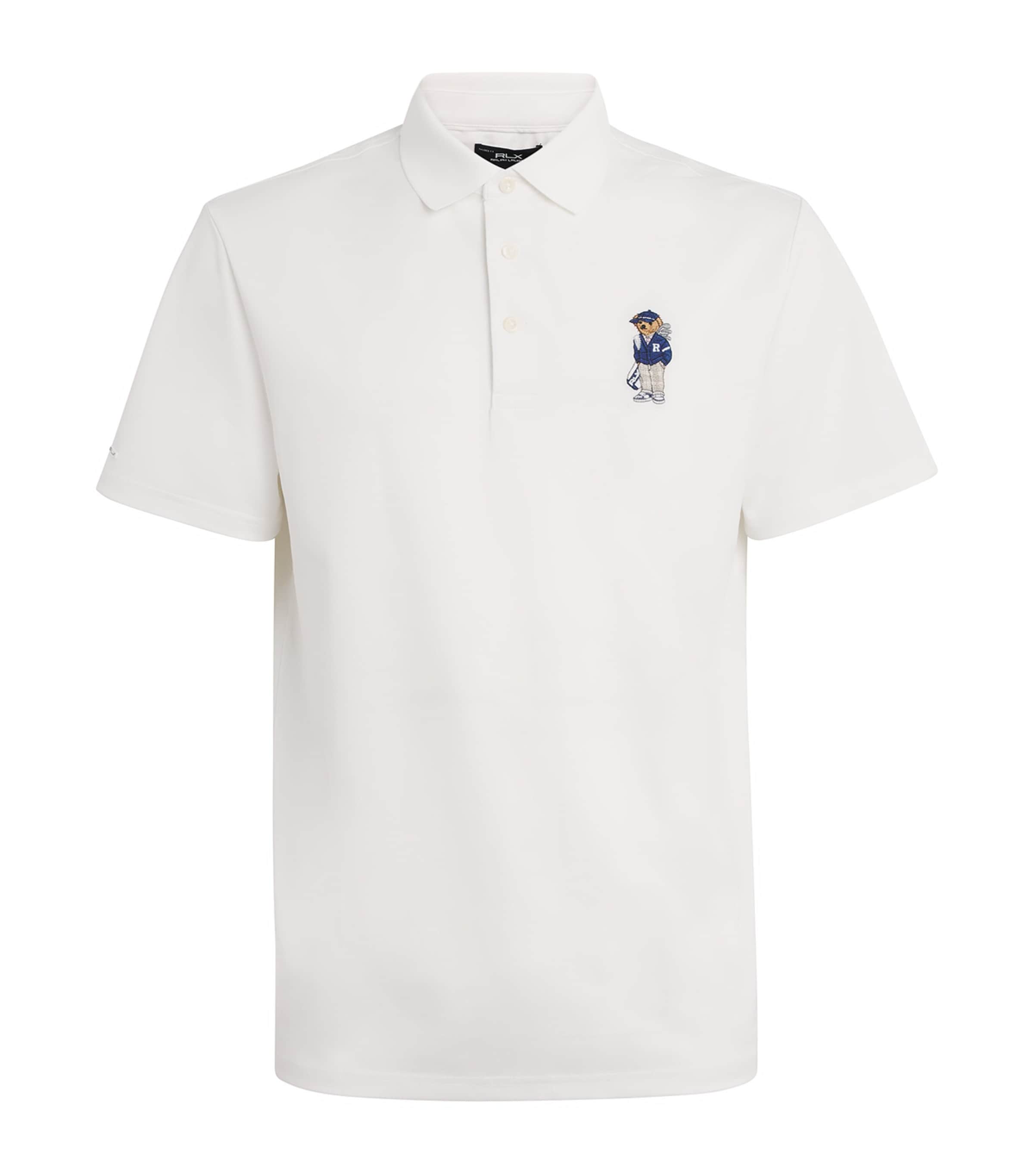 Airtech Piqué Bear Polo Shirt CERAMIC WHITE Image 1