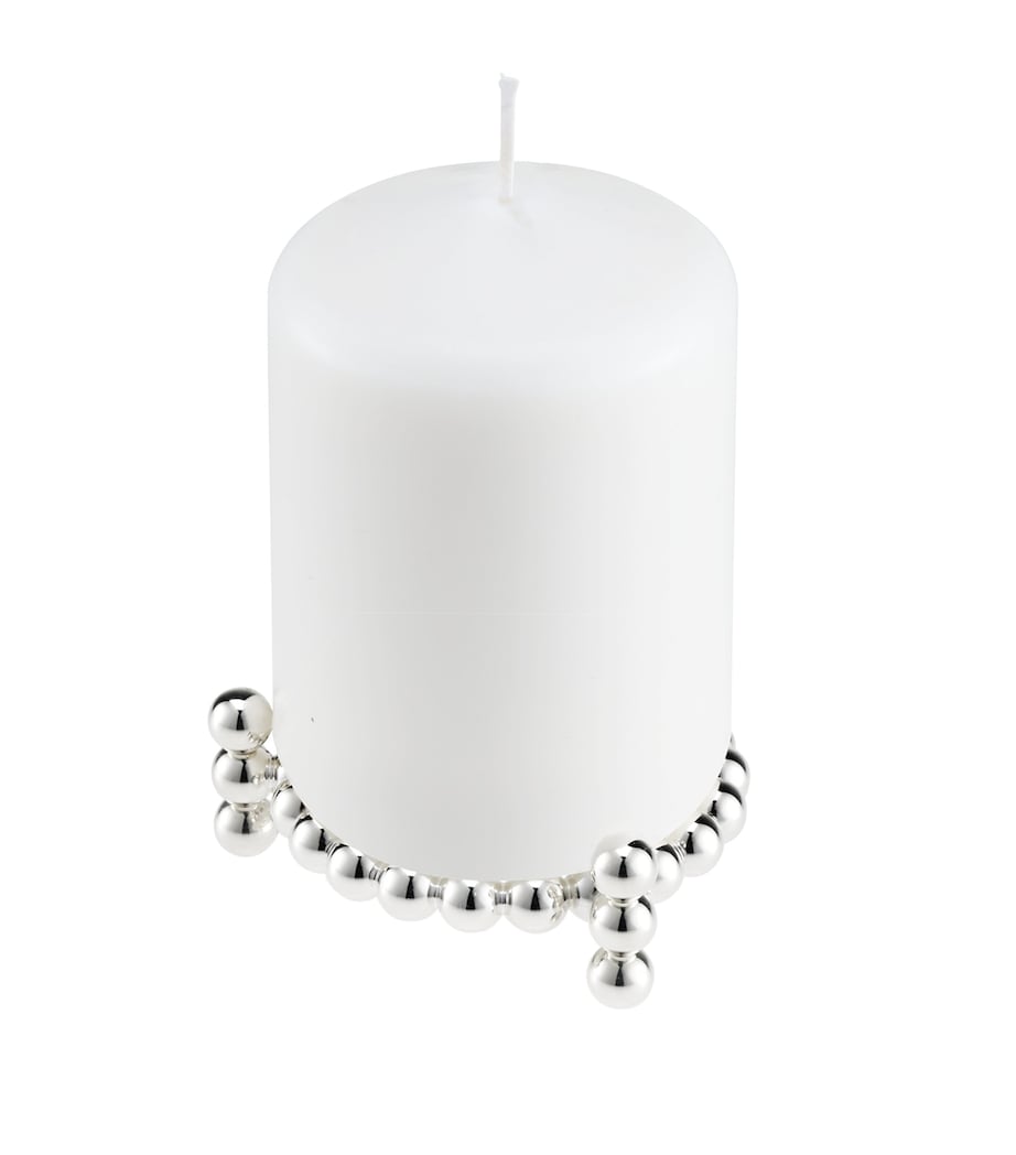 Silver-Plated Perles Candle Jewel SILVER Image 1