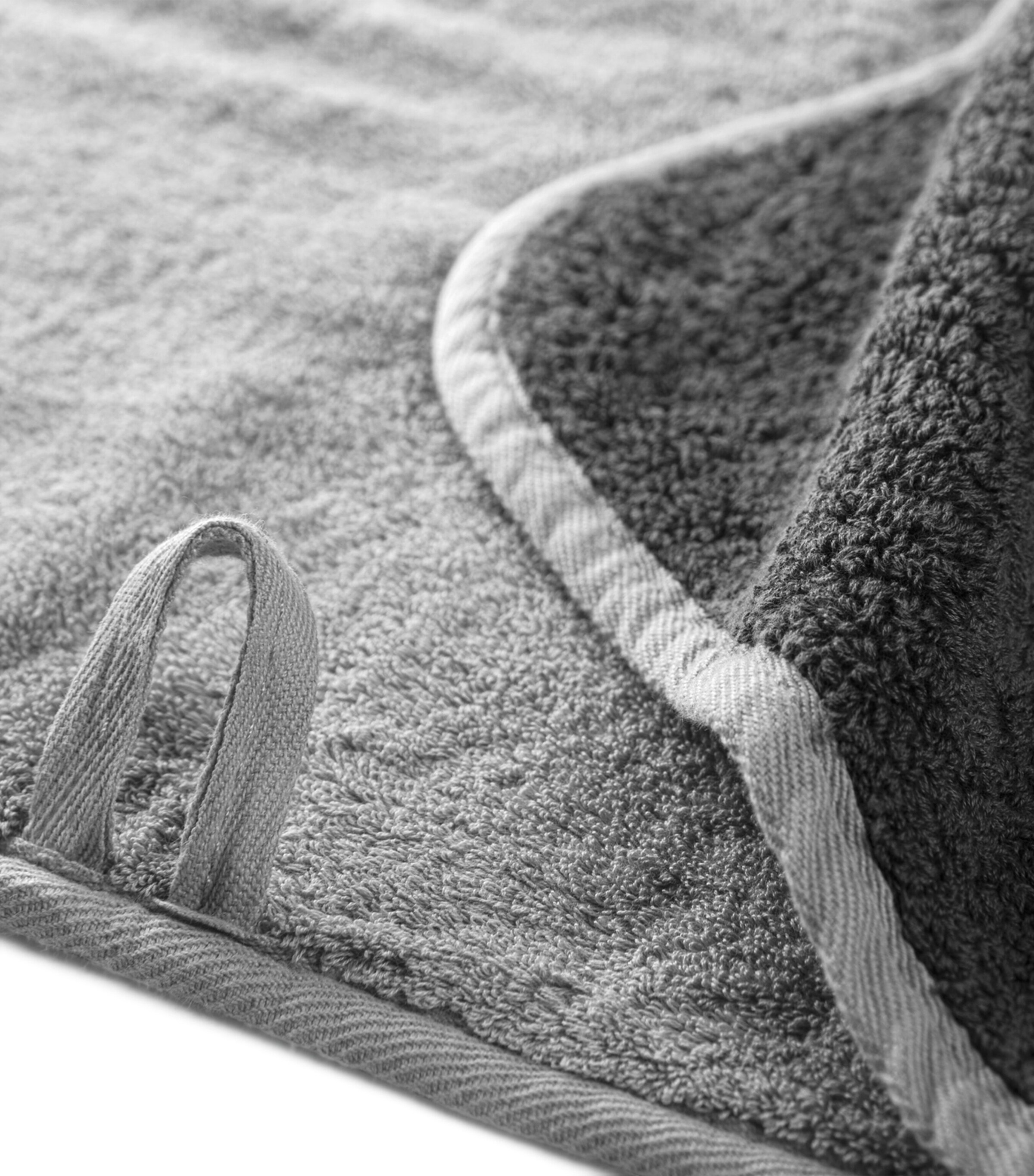 Bicolore Face Cloth (30cm x 30cm) SILVER/STORM Image 5